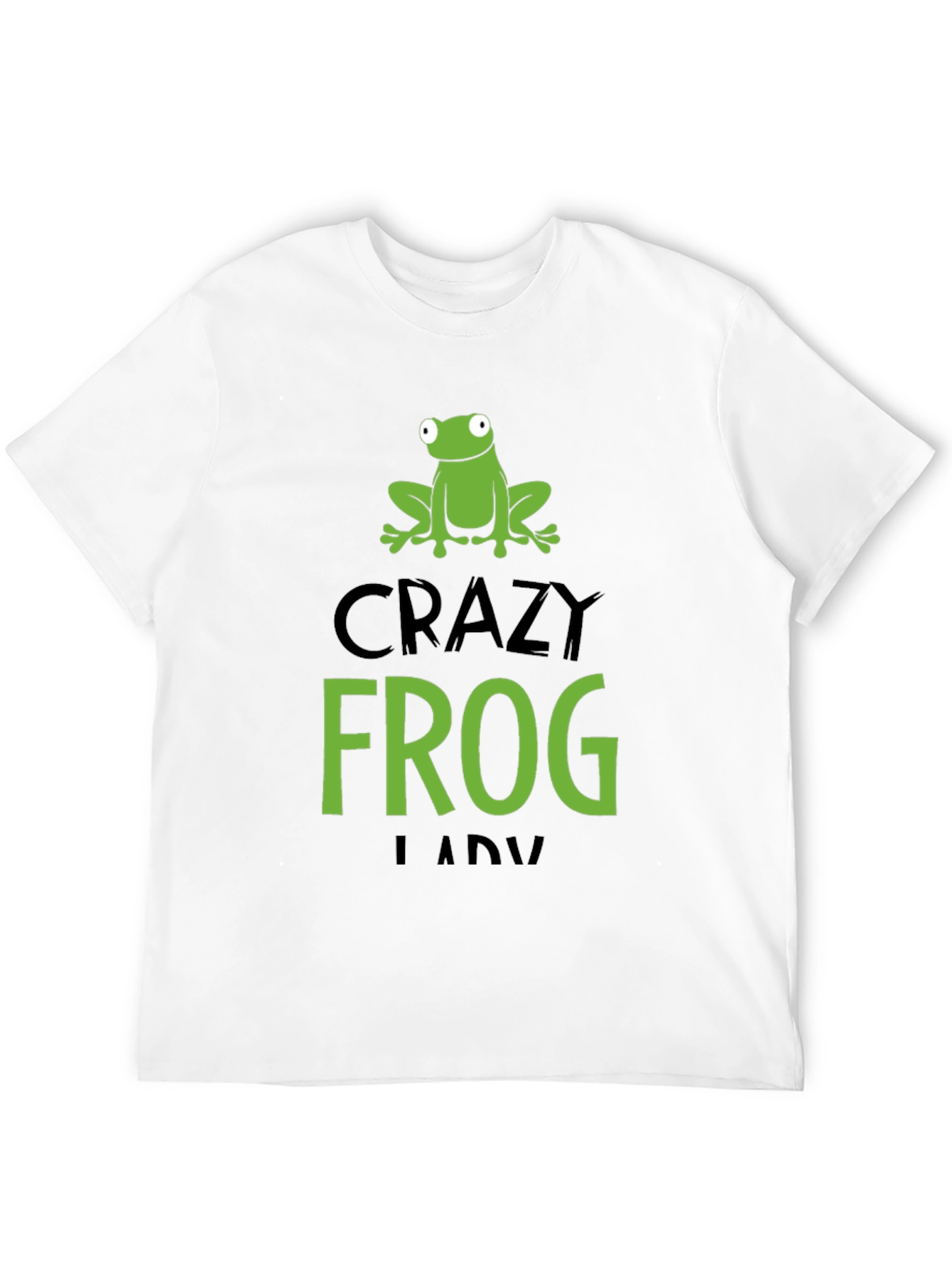 Crazy Frog Lady T-Shirt - Funny Animal Lover Tee