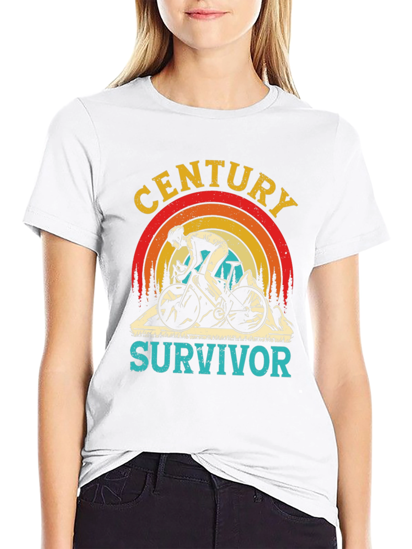 Century Survivor Cycling Graphic T-Shirt