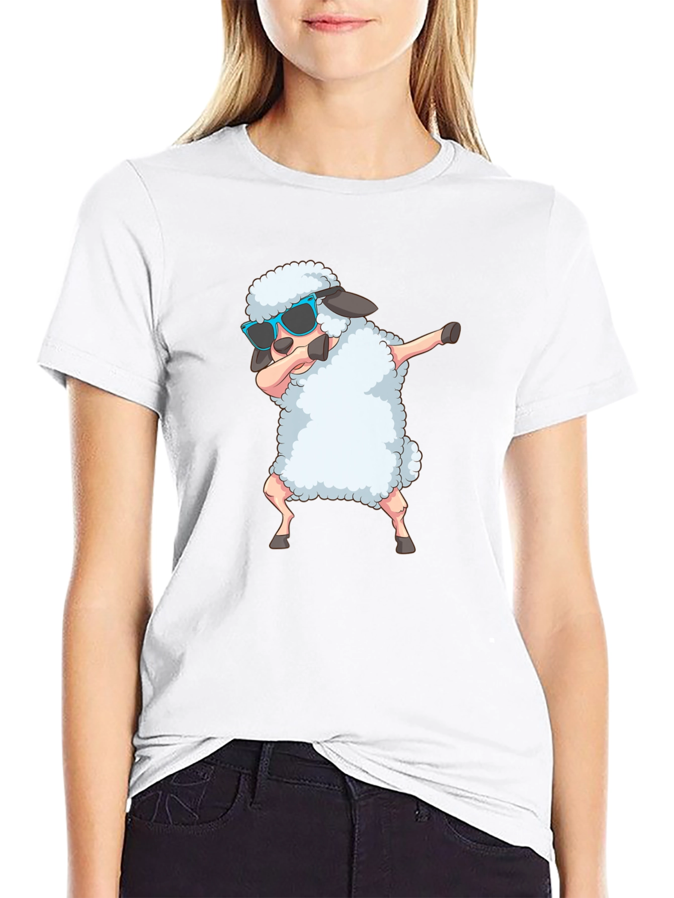 Dabbing Sheep Graphic Tee - Cool & Unique!