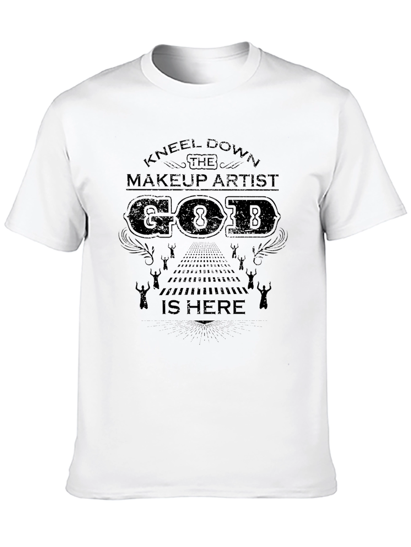 Kneel Down Makeup Artist Graphic T-Shirt
