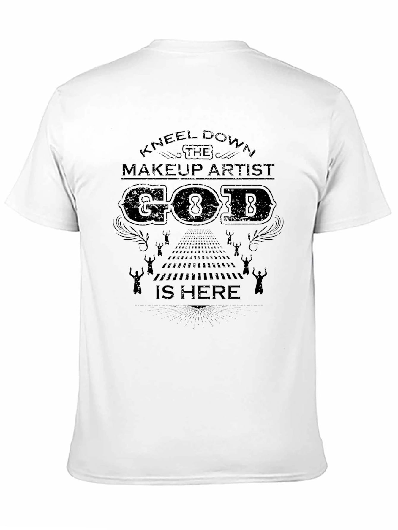 Kneel Down Makeup Artist Graphic T-Shirt