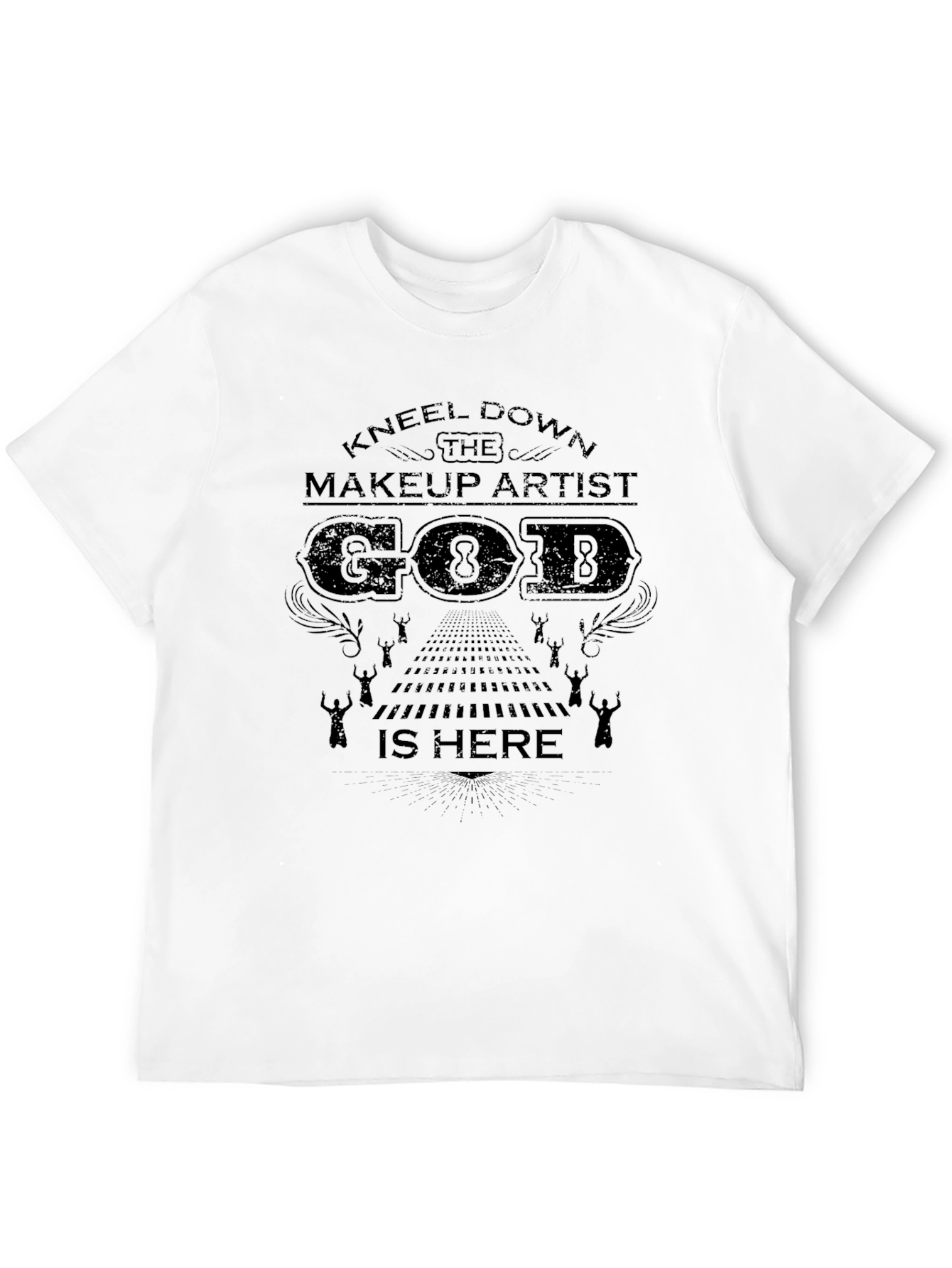 Kneel Down Makeup Artist Graphic T-Shirt