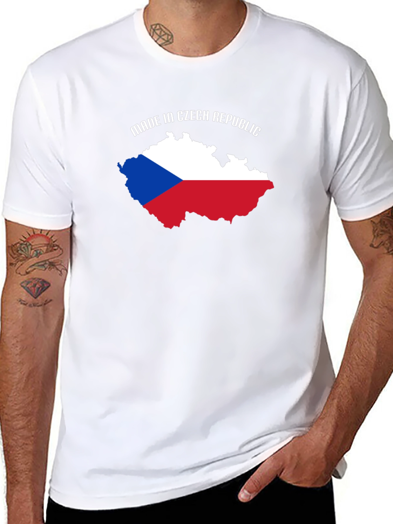 Czech Republic Pride T-Shirt - Made in Czechia