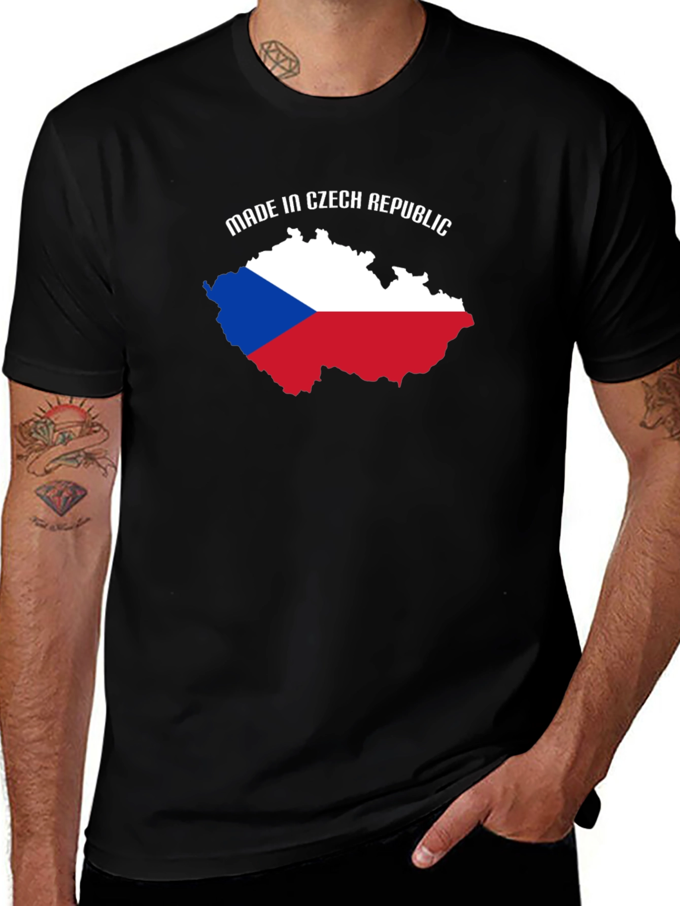 Czech Republic Pride T-Shirt - Made in Czechia