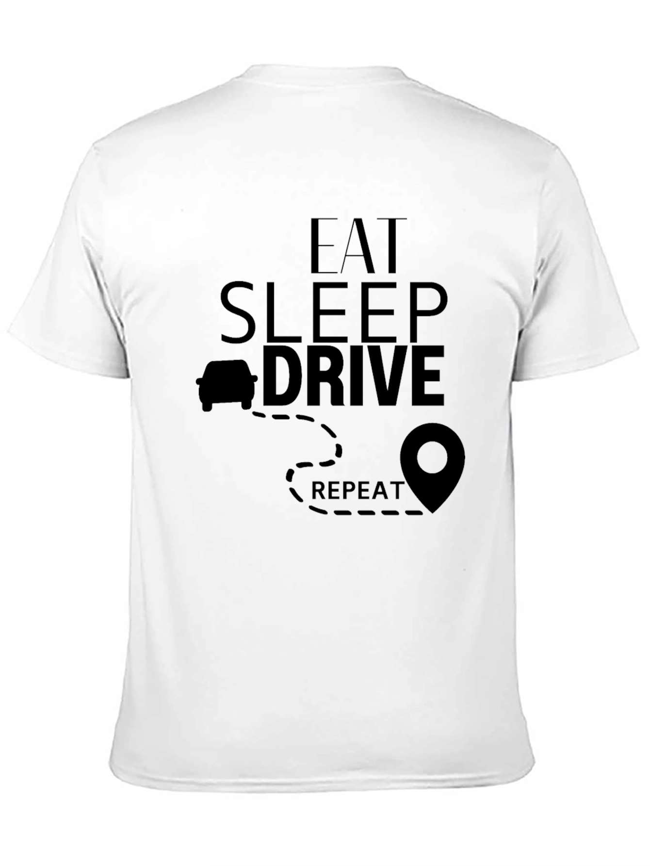 Eat Sleep Drive Repeat Black T-Shirt
