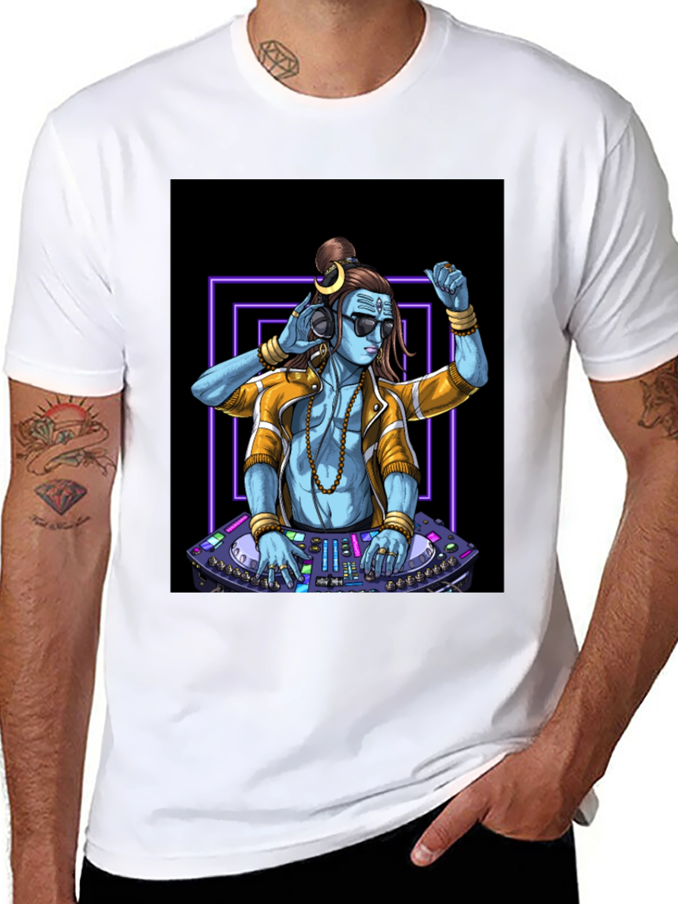 DJ Shiva Graphic Tee - Black T-Shirt