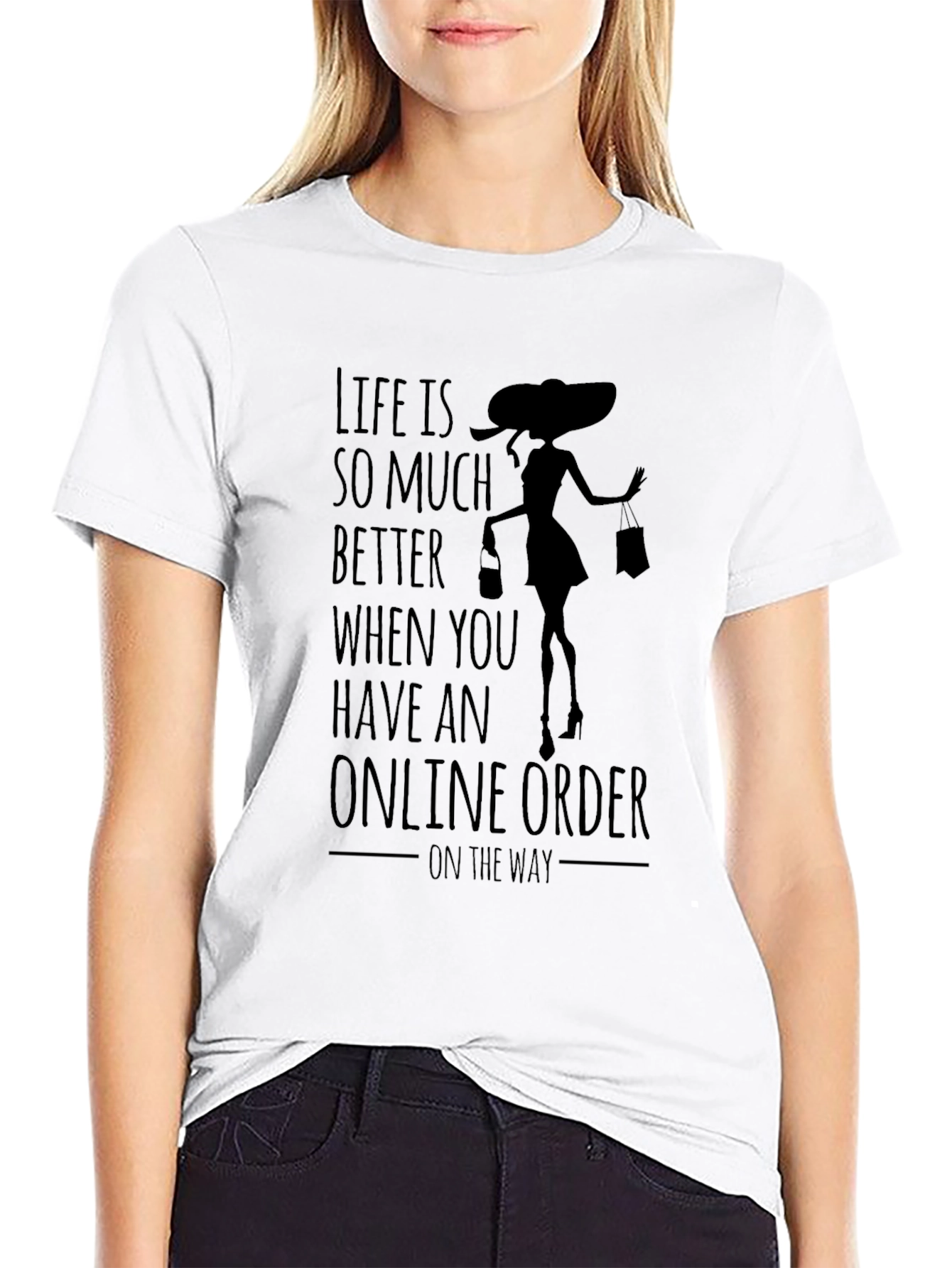 Online Shopping T-Shirt: Life is Better