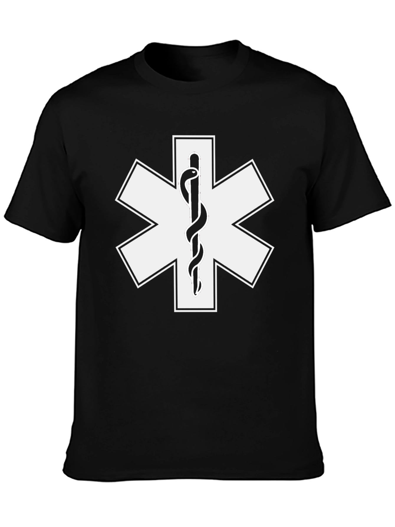 Star of Life Snake Symbol T-Shirt