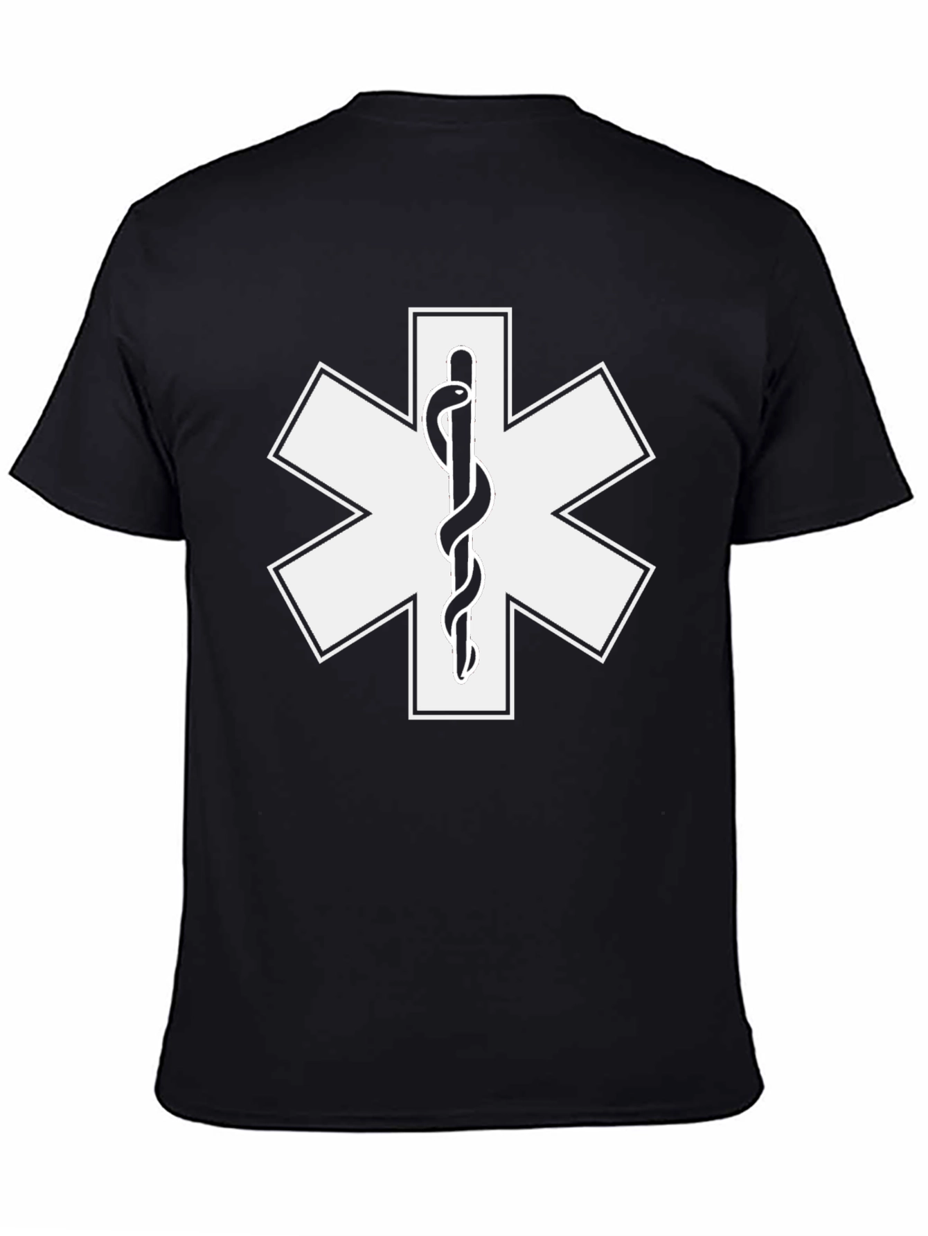Star of Life Snake Symbol T-Shirt