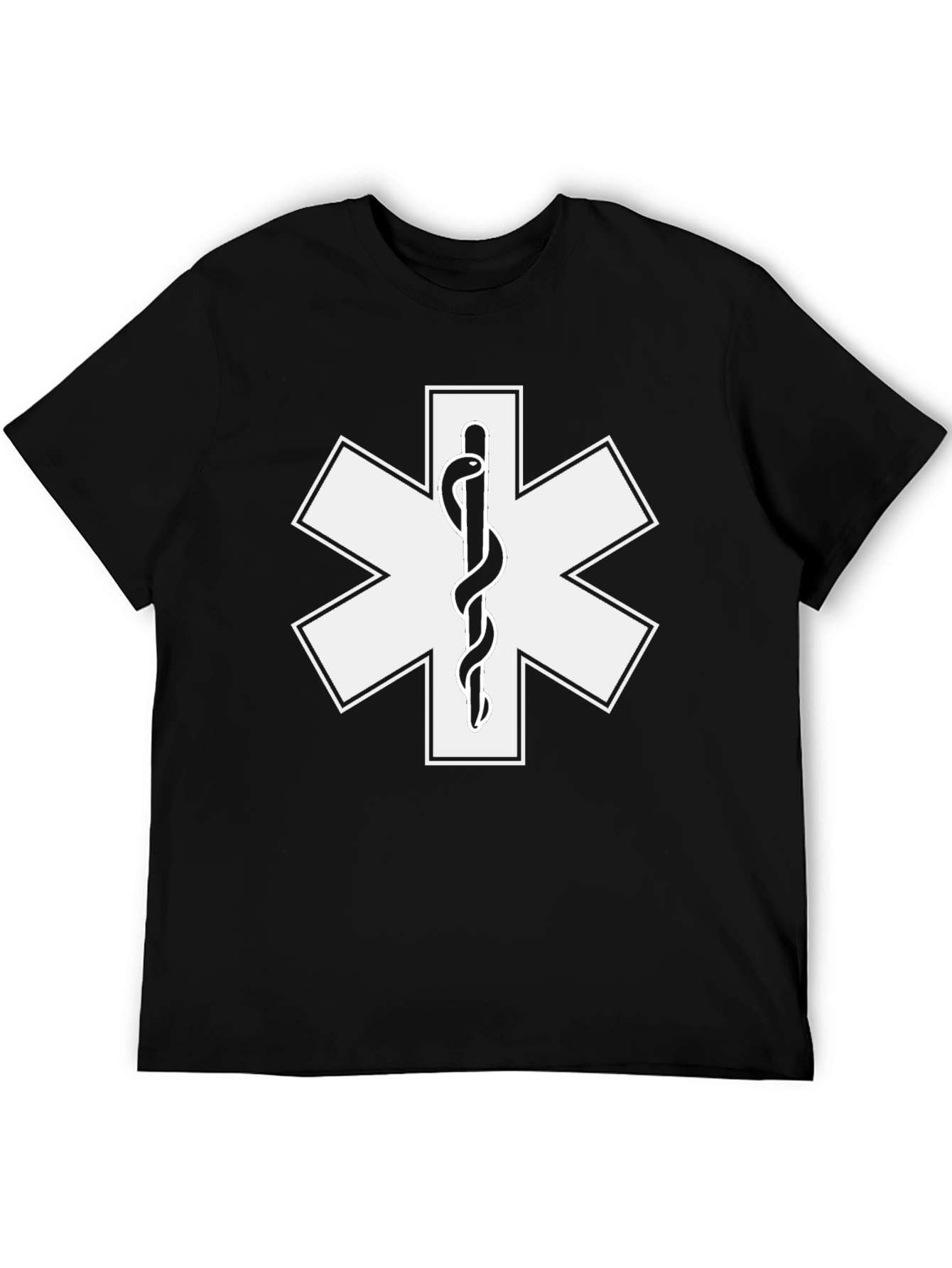 Star of Life Snake Symbol T-Shirt