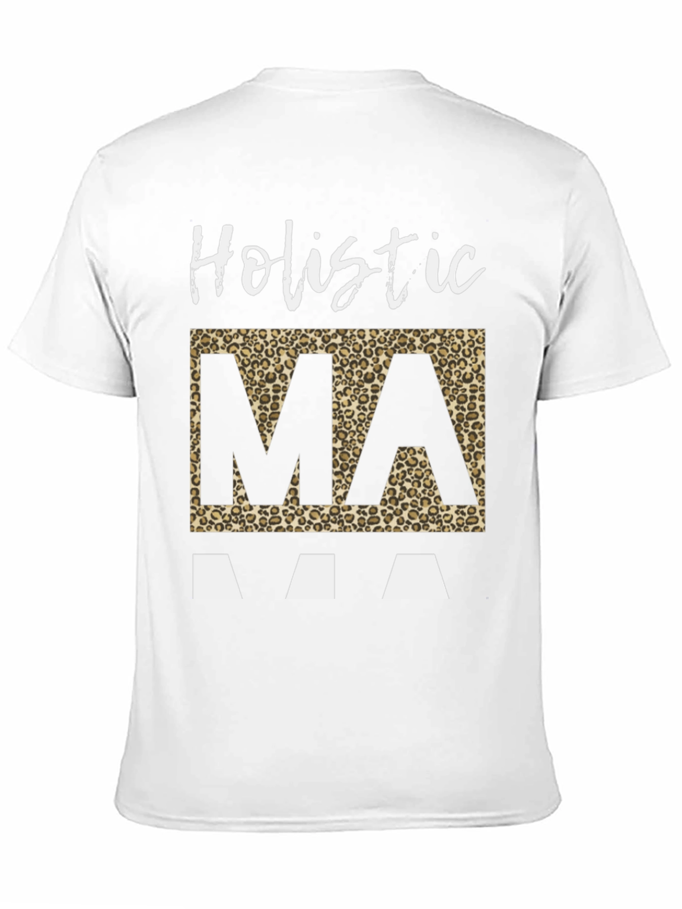Holistic Mama Leopard Print Graphic Tee