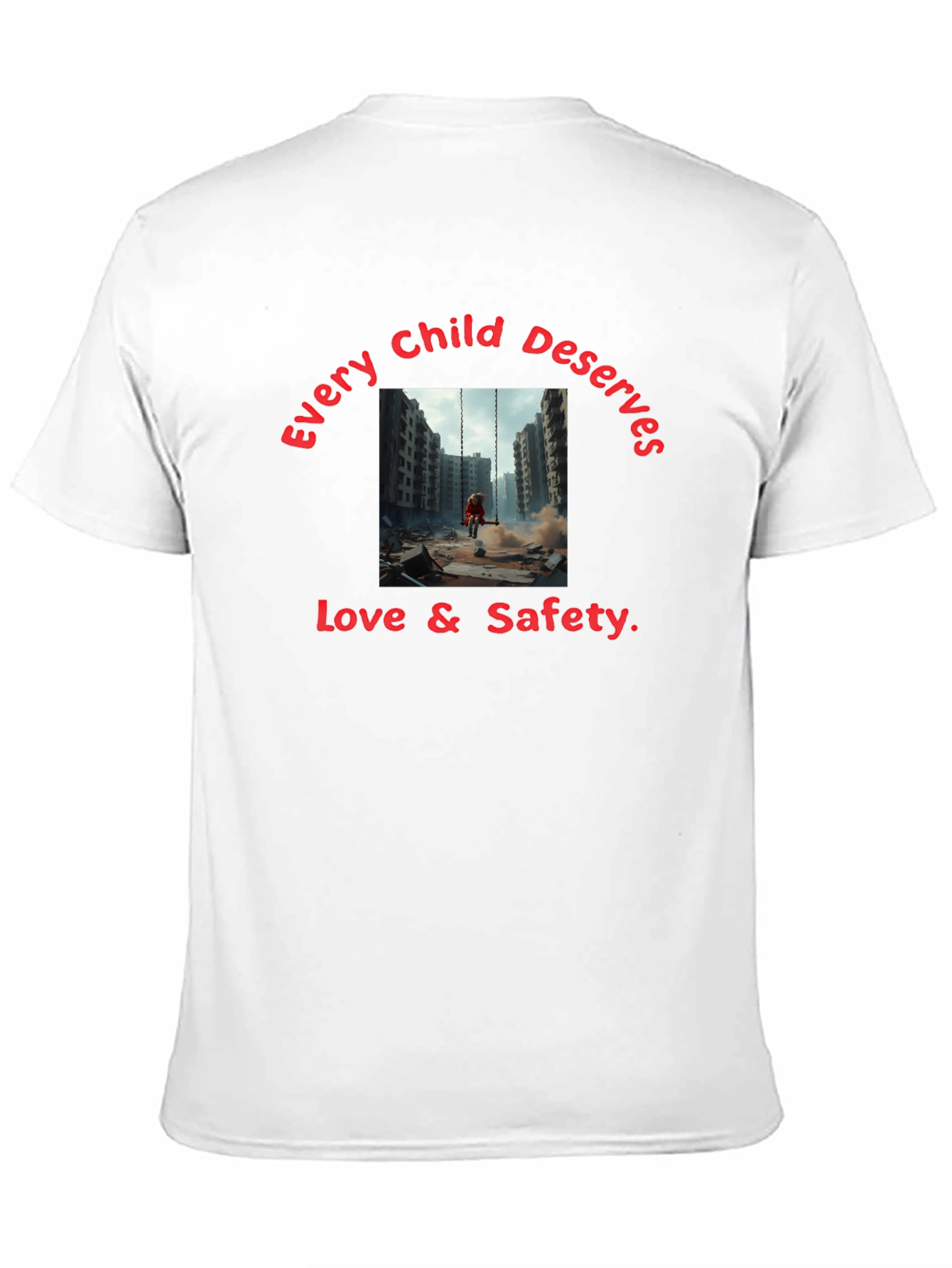 Every Child Deserves Love & Safety Black T-Shirt