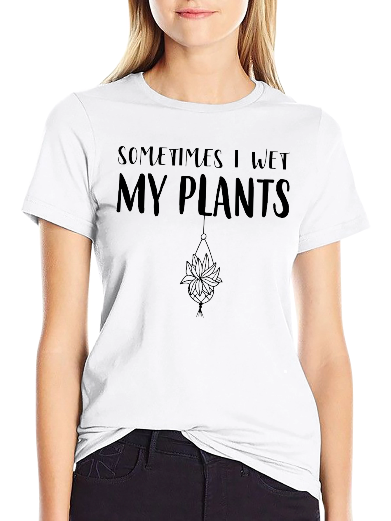Sometimes I Wet My Plants Graphic Tee
