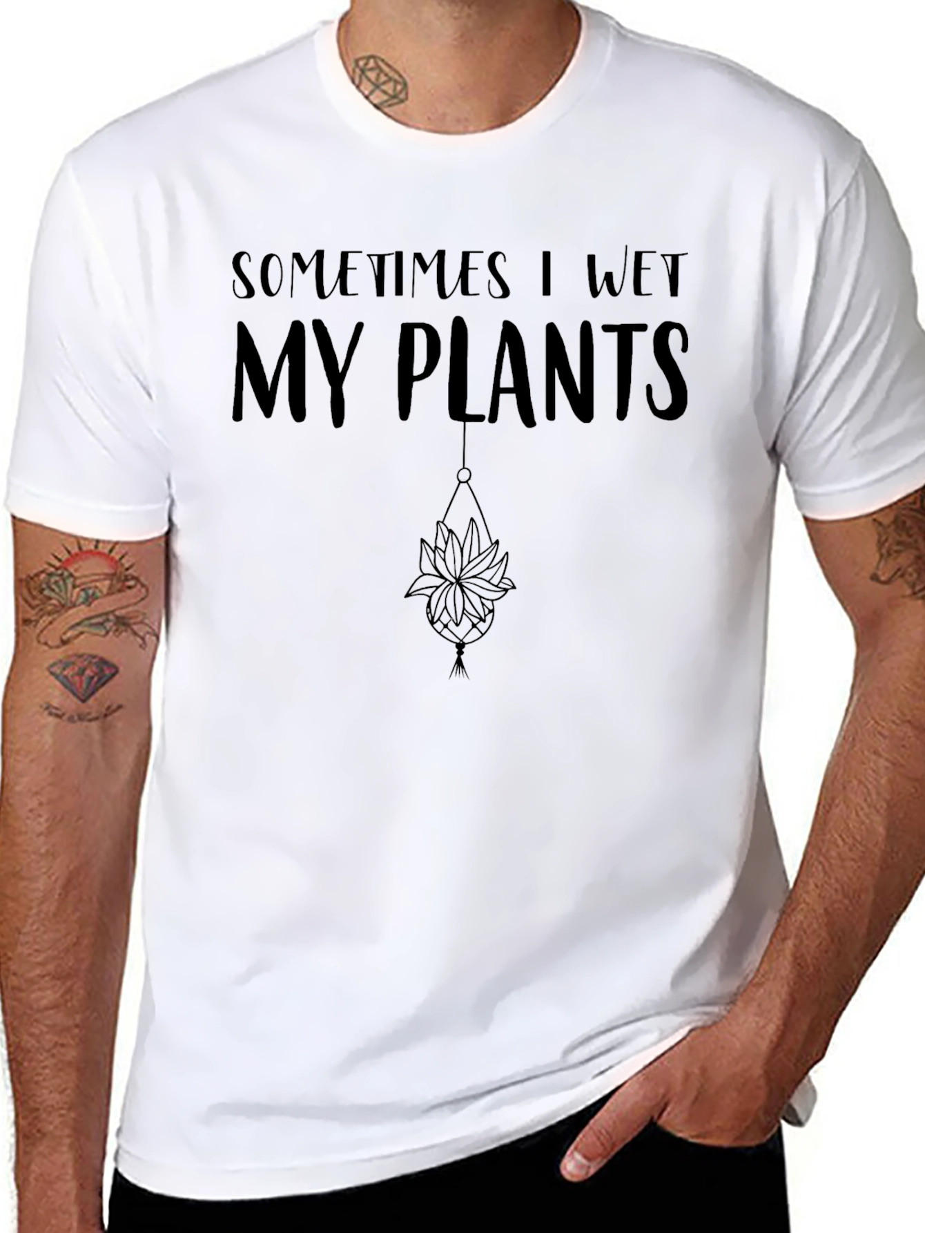 Sometimes I Wet My Plants Graphic Tee