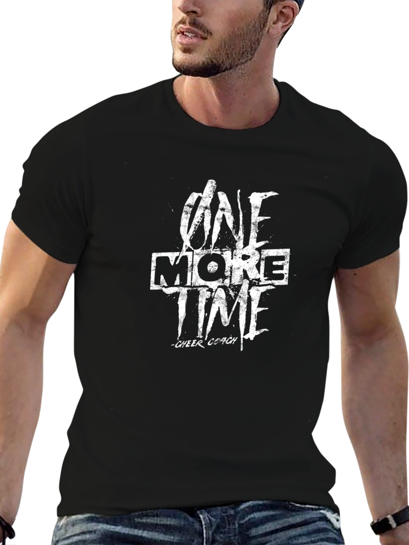 One More Time Cheer Coach T-Shirt