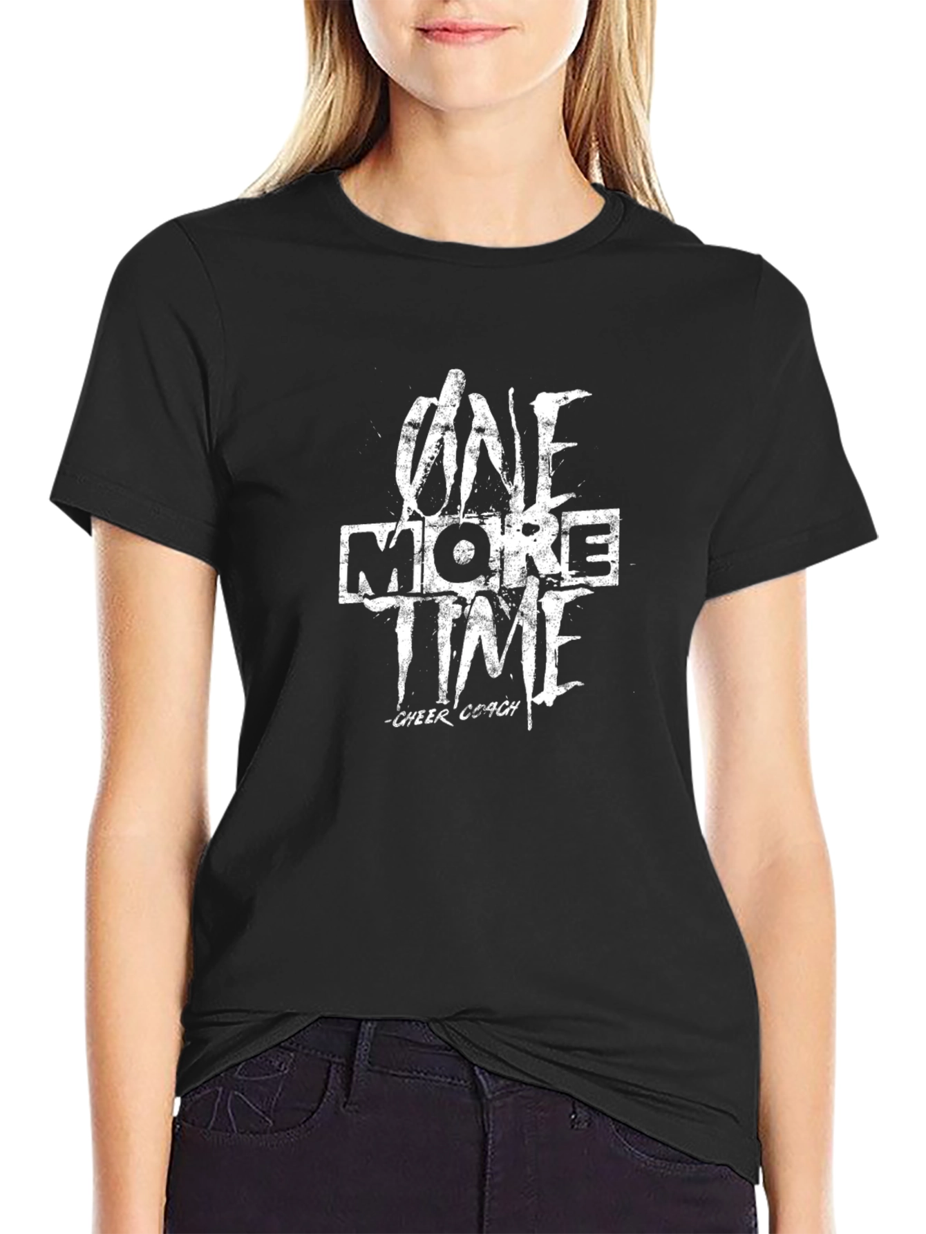 One More Time Cheer Coach T-Shirt