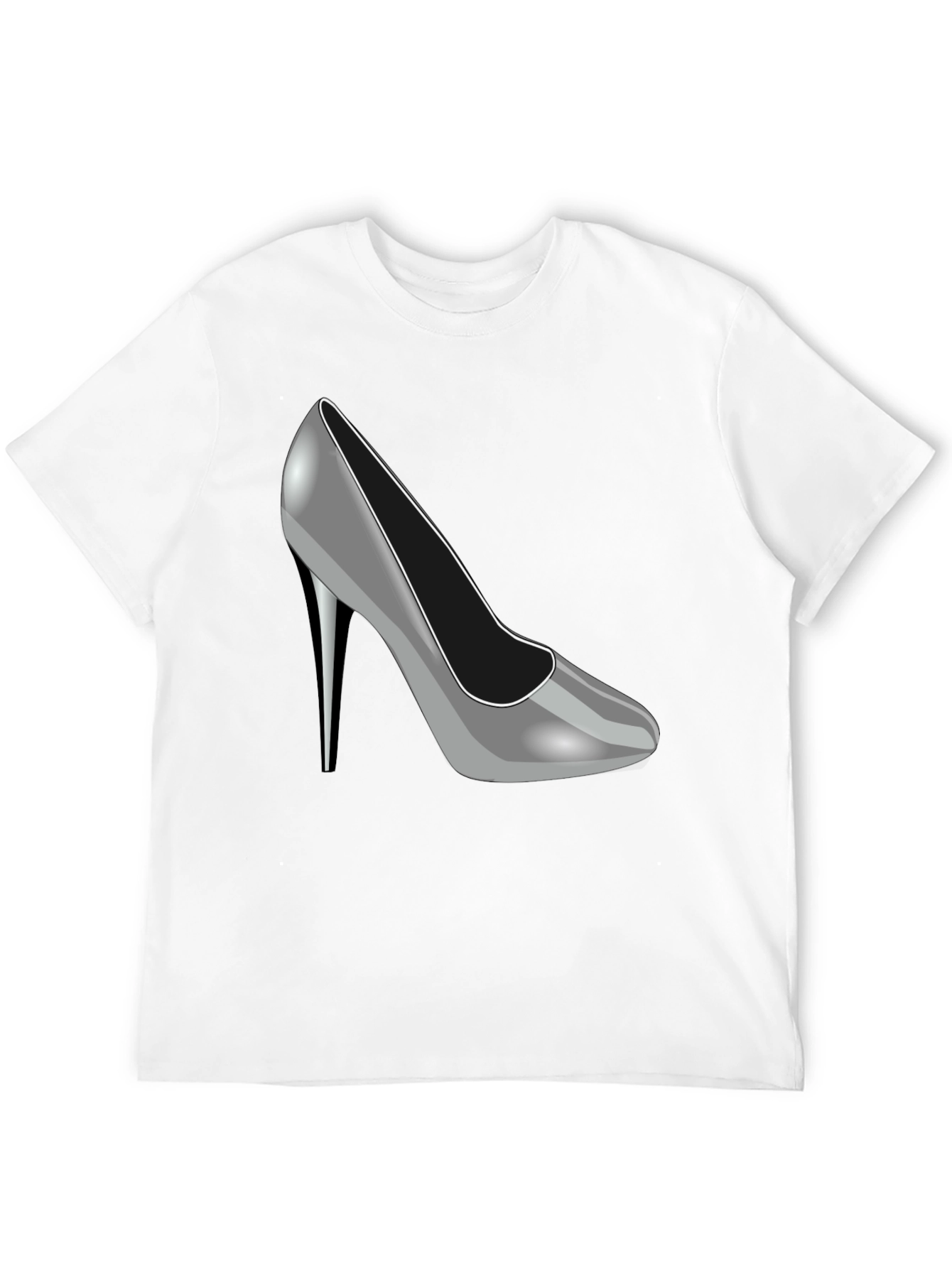 High Heel Graphic Tee - Stylish Womens Shoe T-Shirt