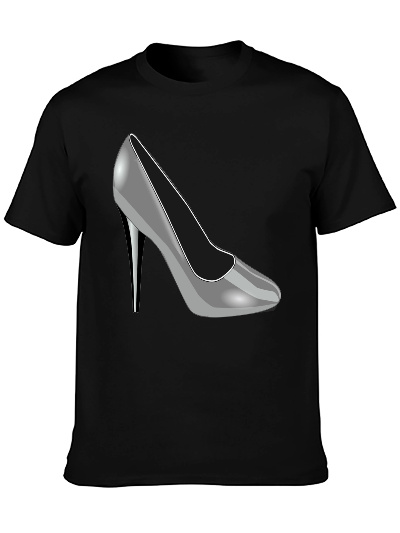 High Heel Graphic Tee - Stylish Womens Shoe T-Shirt