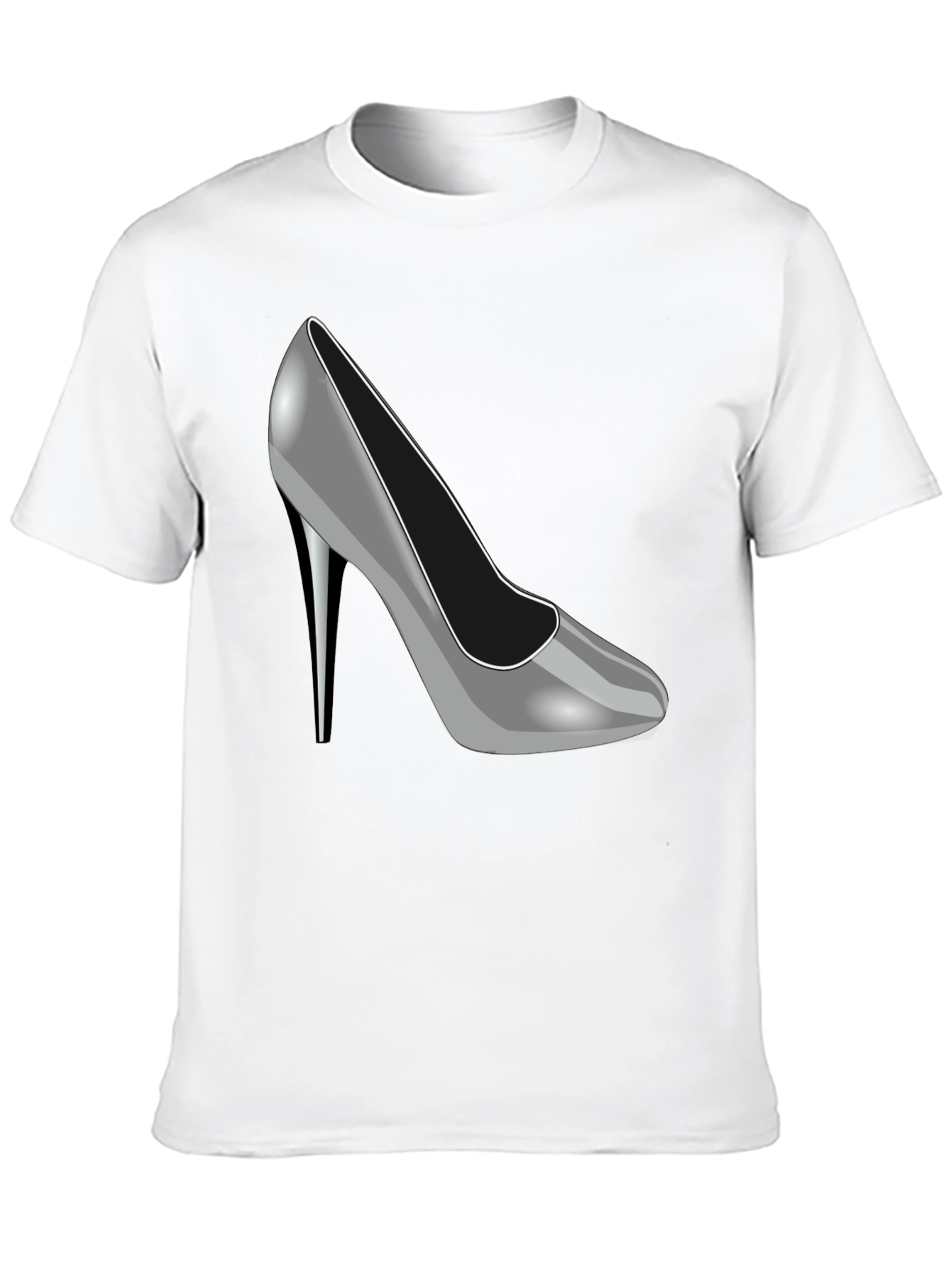High Heel Graphic Tee - Stylish Womens Shoe T-Shirt