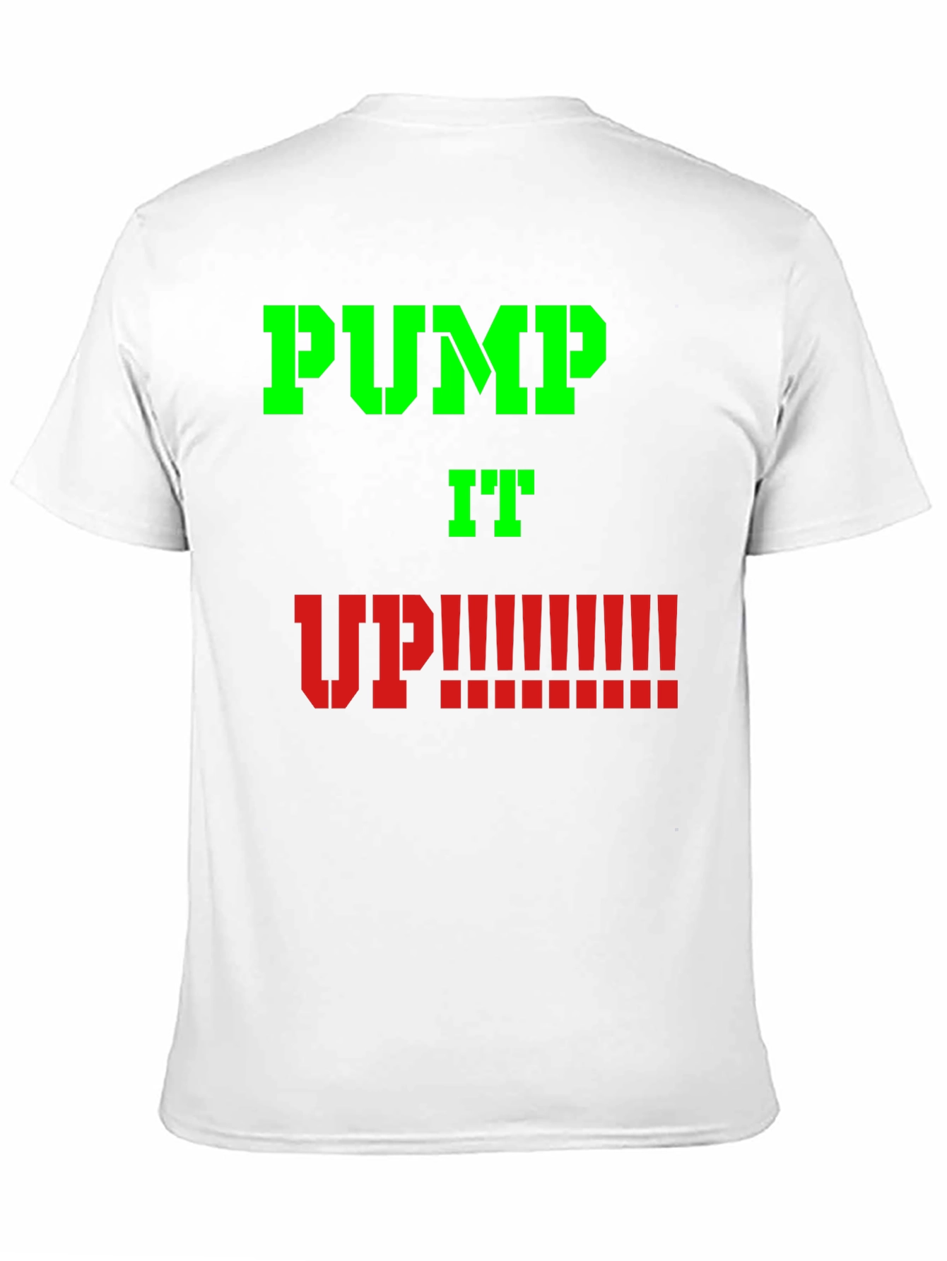 Pump It Up Graphic Tee - Black Cotton T-Shirt