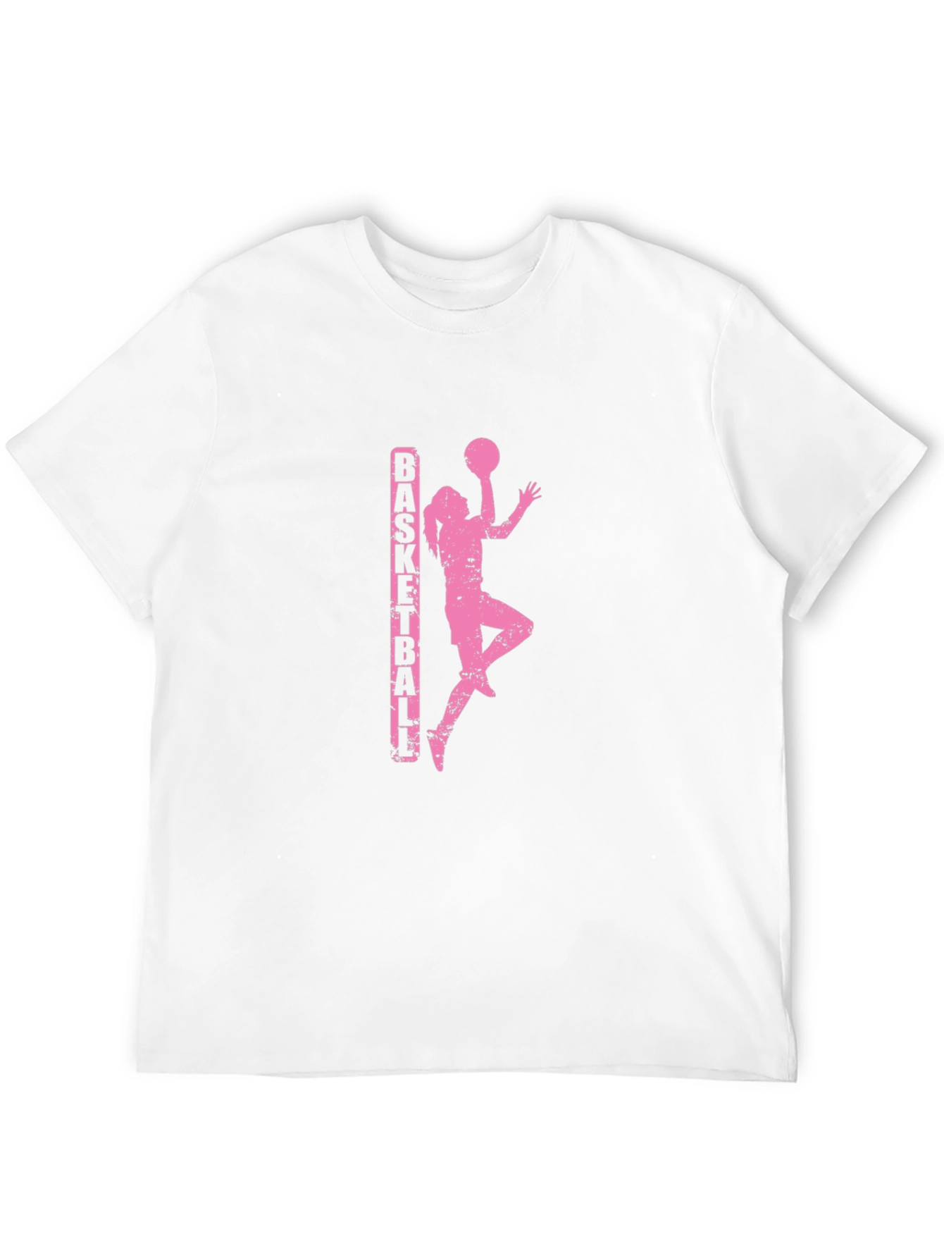 Basketball Girl Graphic Tee - Stylish Black T-Shirt