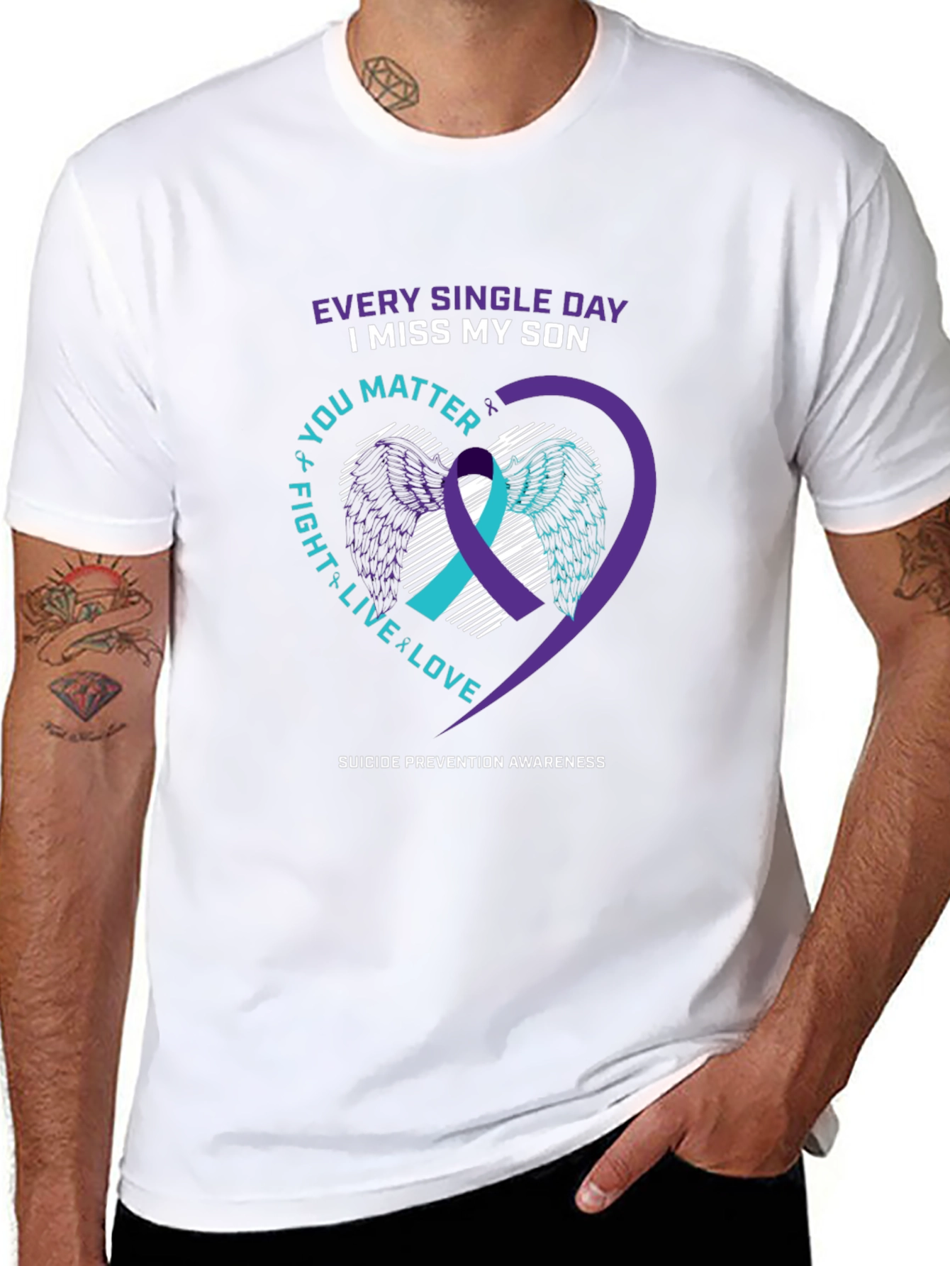Suicide Prevention Awareness T-Shirt: I Miss My Son