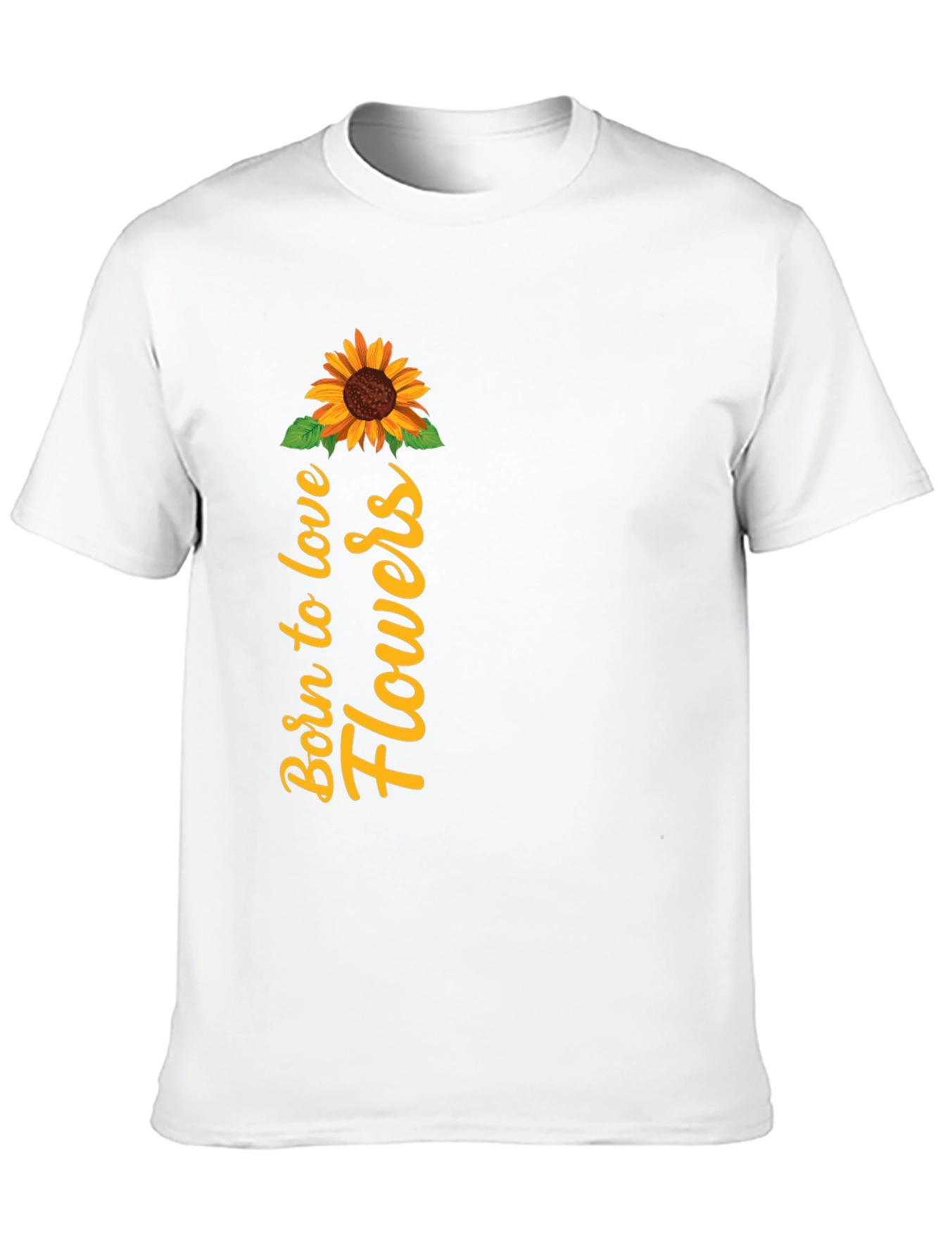 Born to Love Flowers Graphic Tee