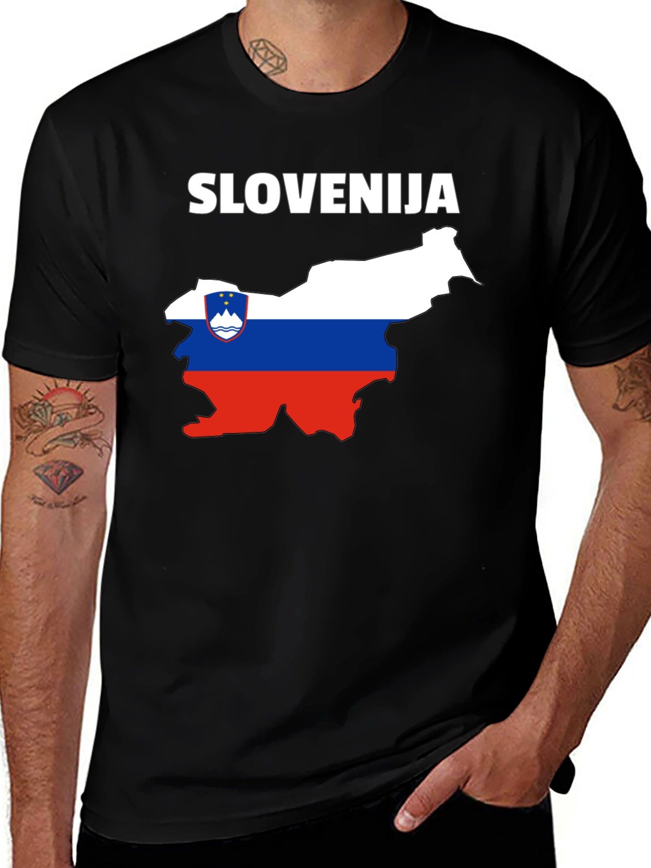 Slovenija Flag T-Shirt - Country Pride Tee