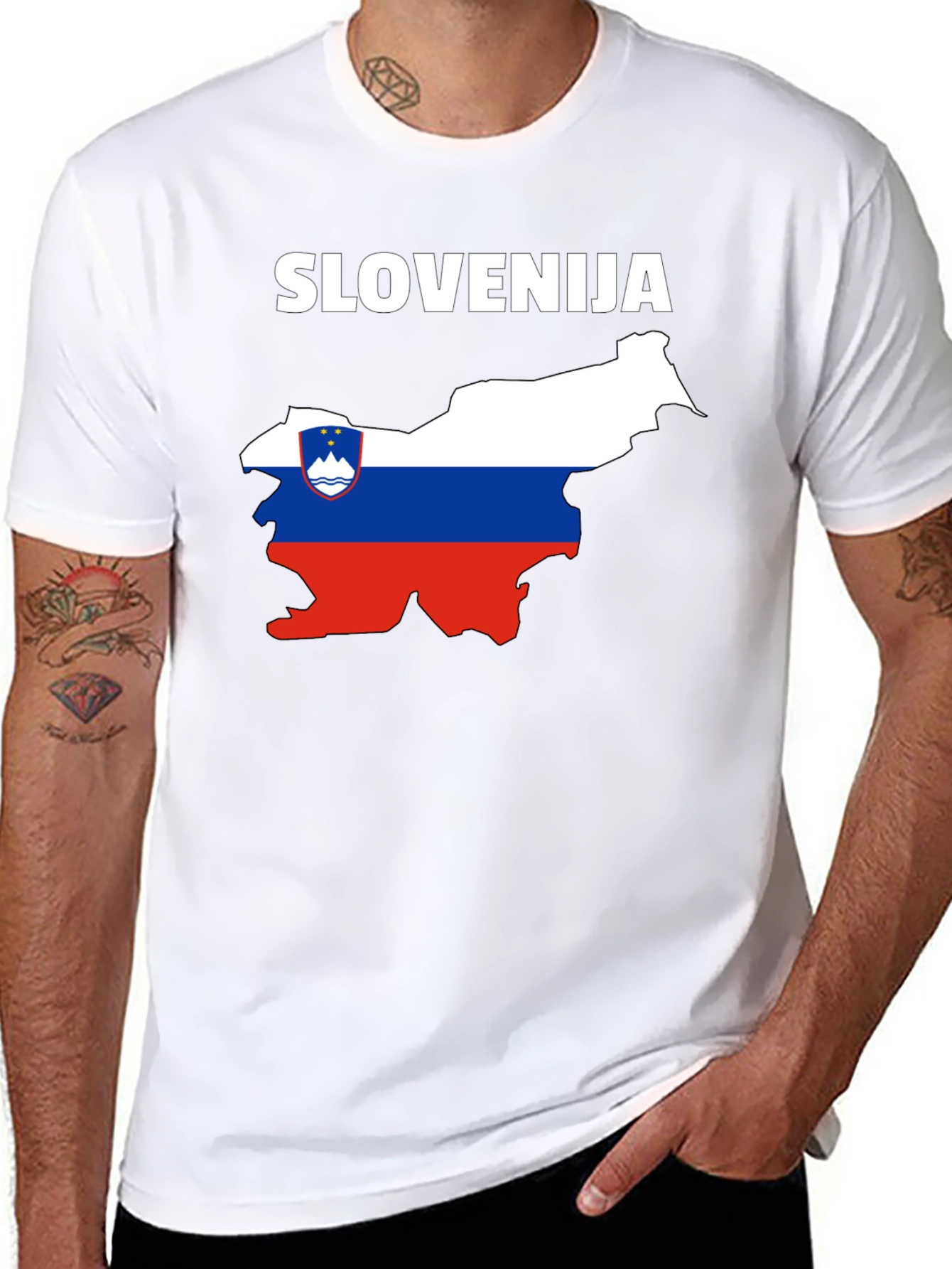Slovenija Flag T-Shirt - Country Pride Tee