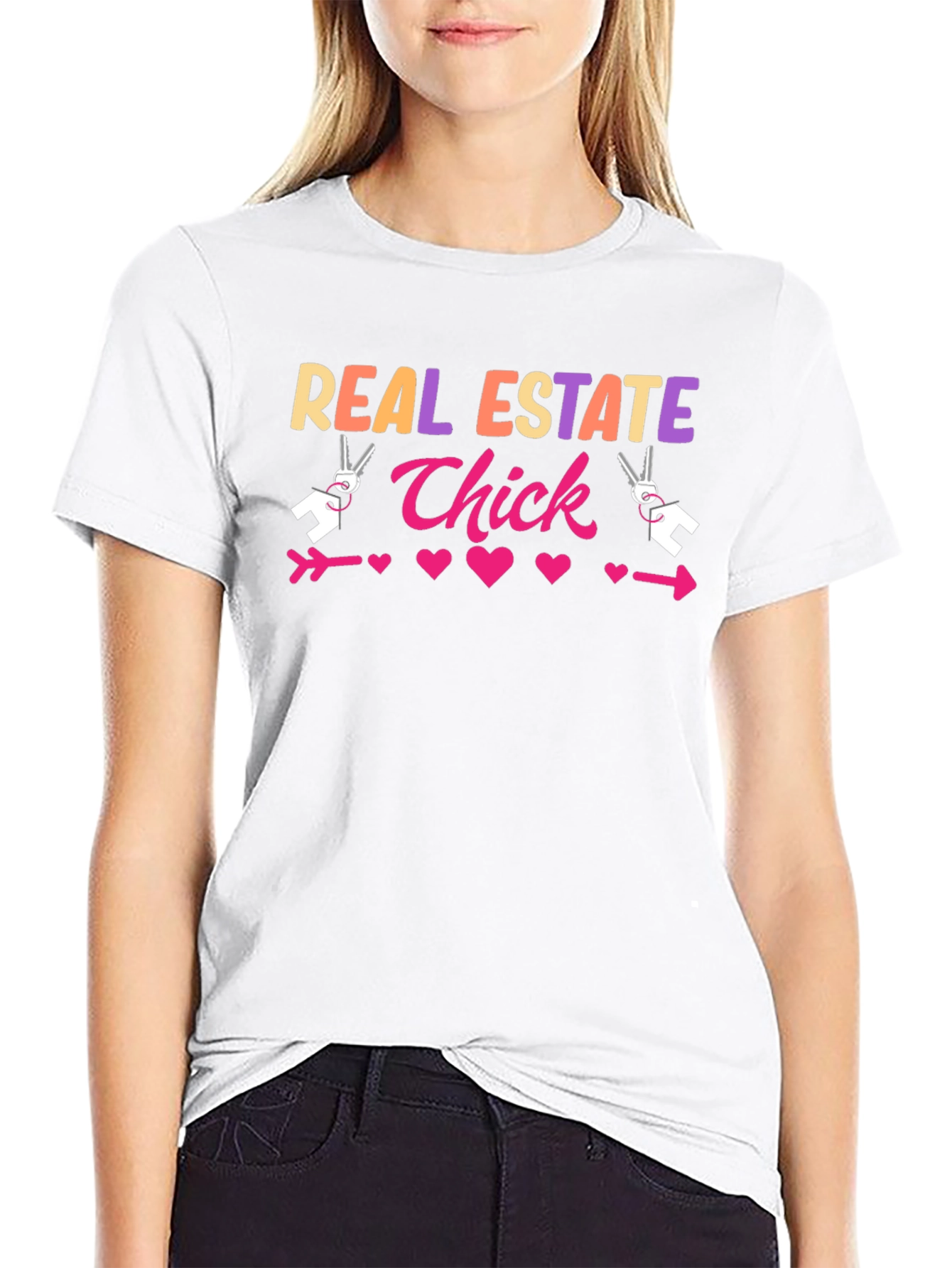 Real Estate Chick Graphic T-Shirt