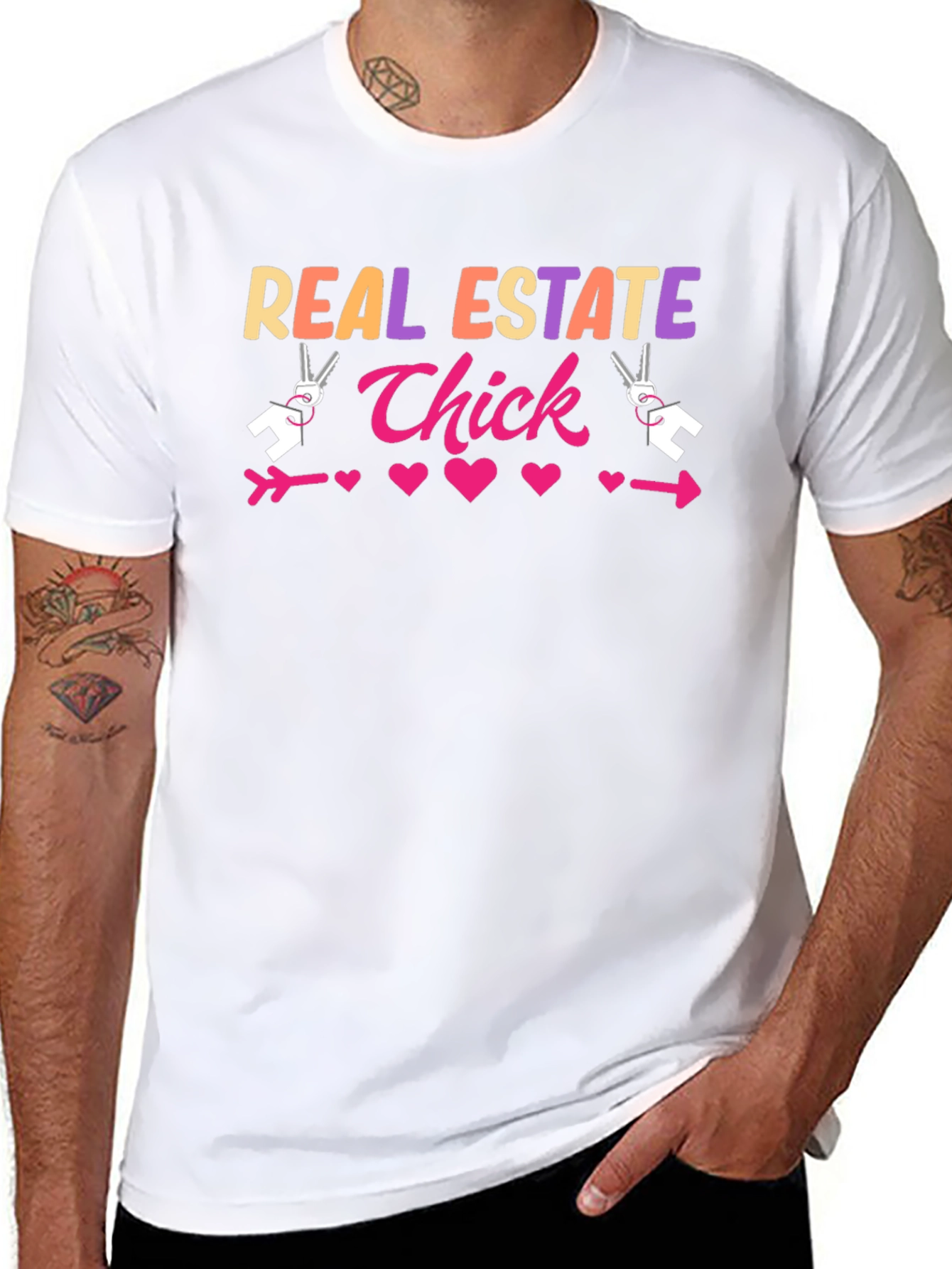 Real Estate Chick Graphic T-Shirt
