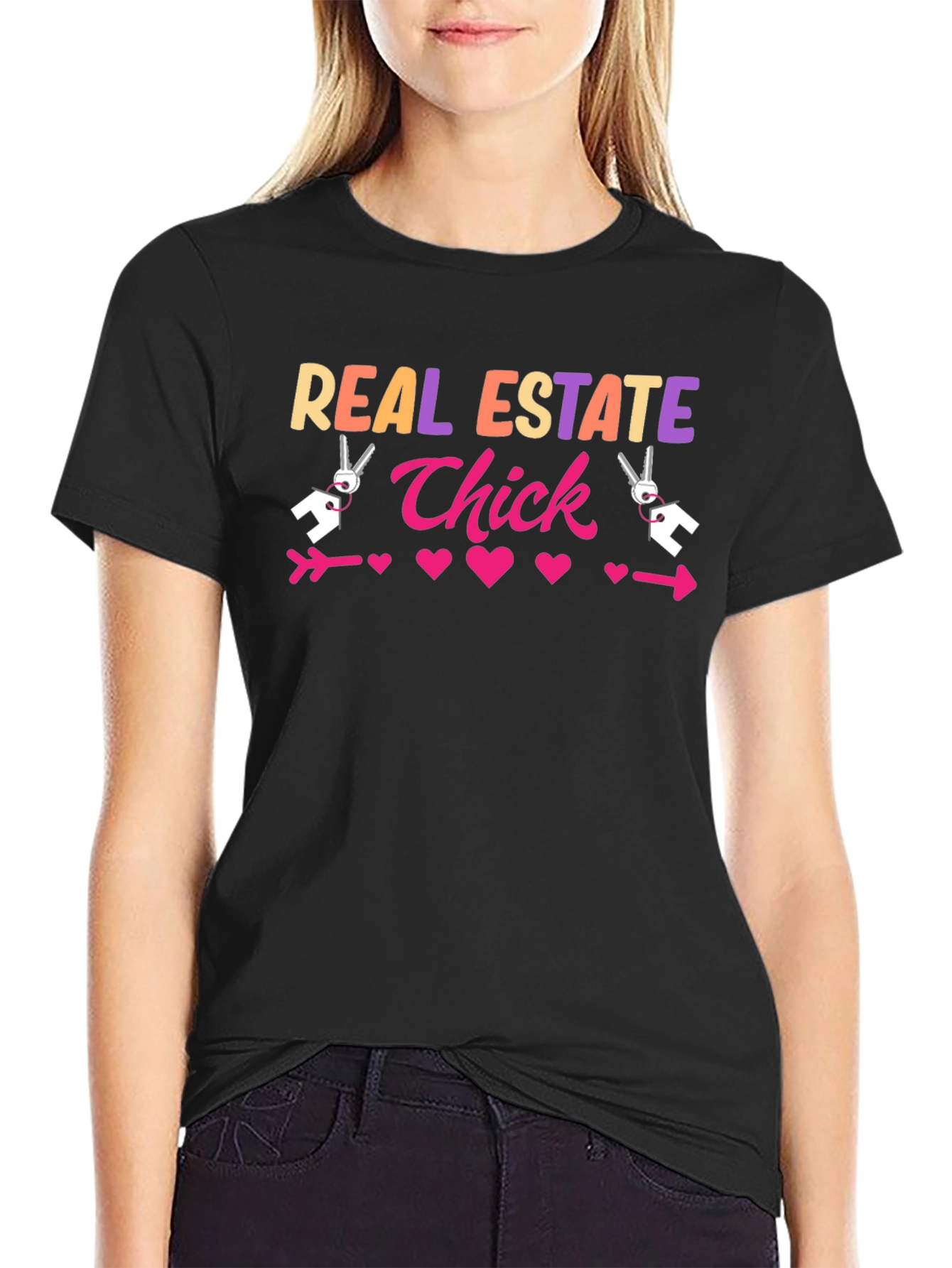 Real Estate Chick Graphic T-Shirt