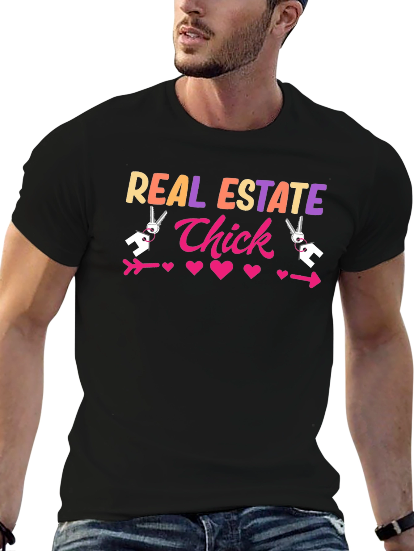 Real Estate Chick Graphic T-Shirt