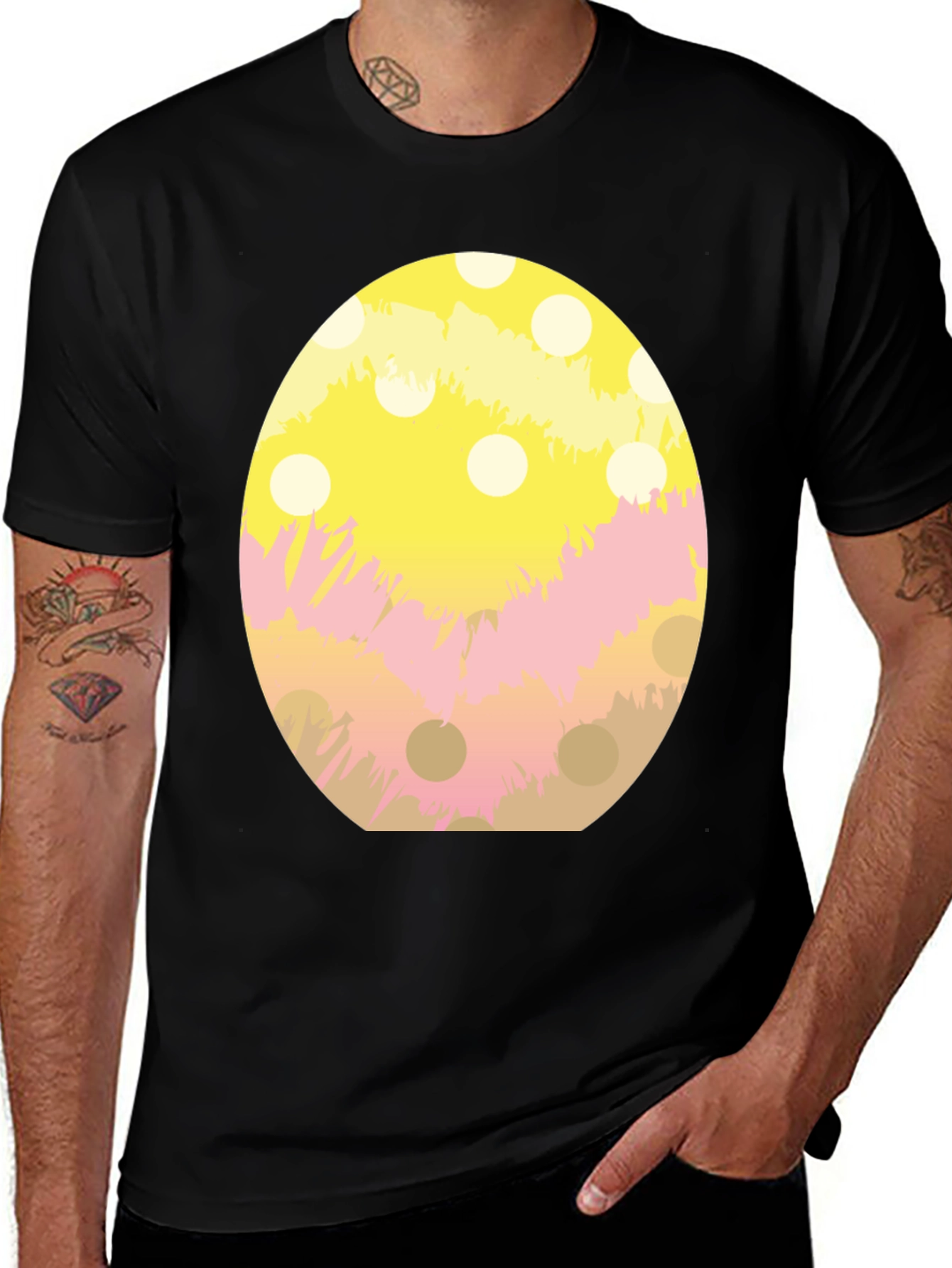 Easter Egg Graphic Tee - Festive Holiday Shirt