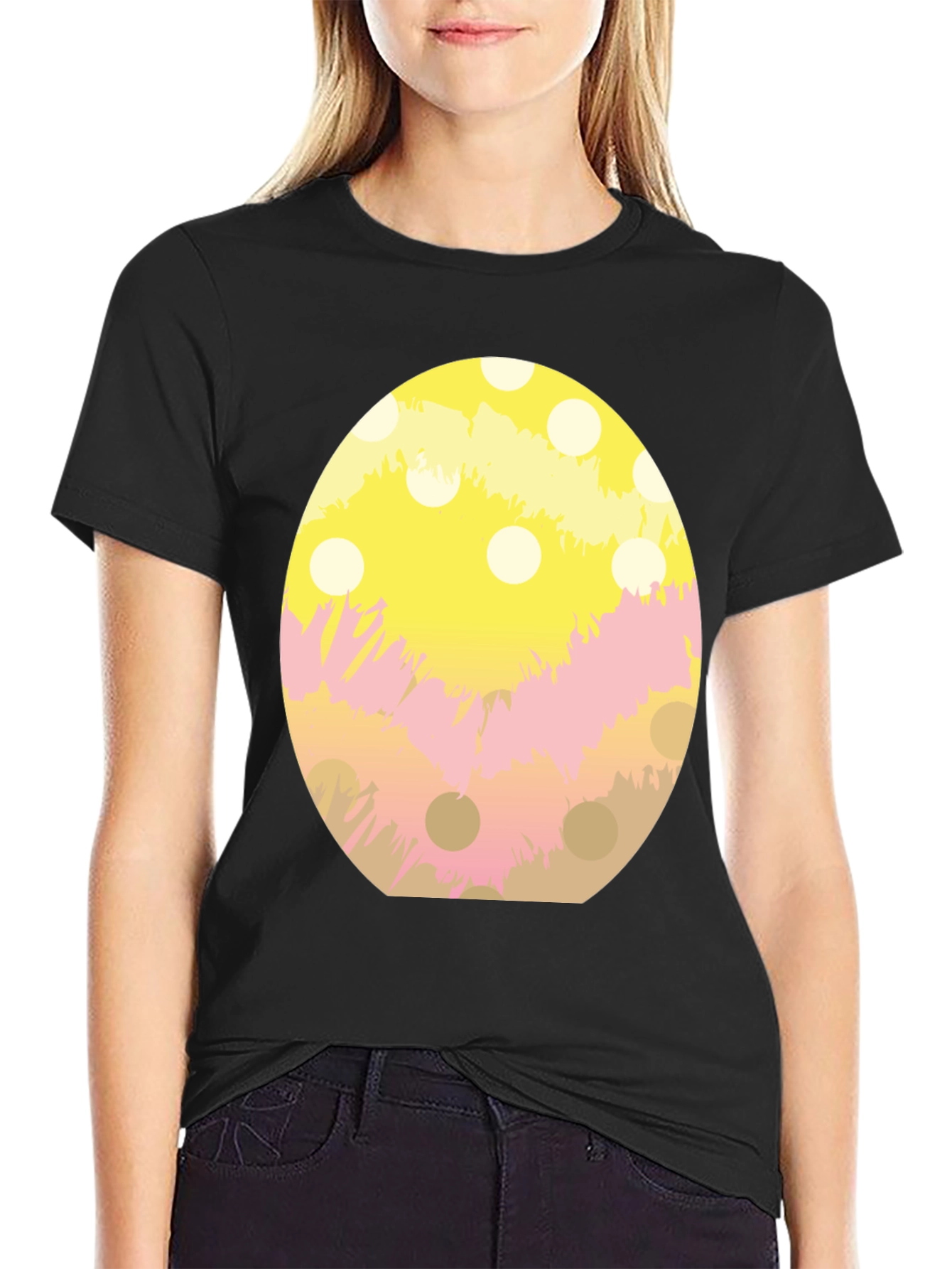 Easter Egg Graphic Tee - Festive Holiday Shirt