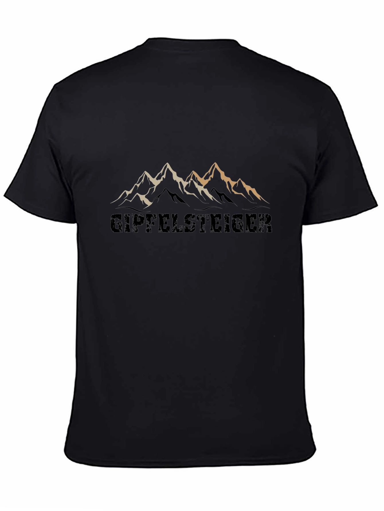 Gipfelsteiger Mountain Graphic Tee - Black