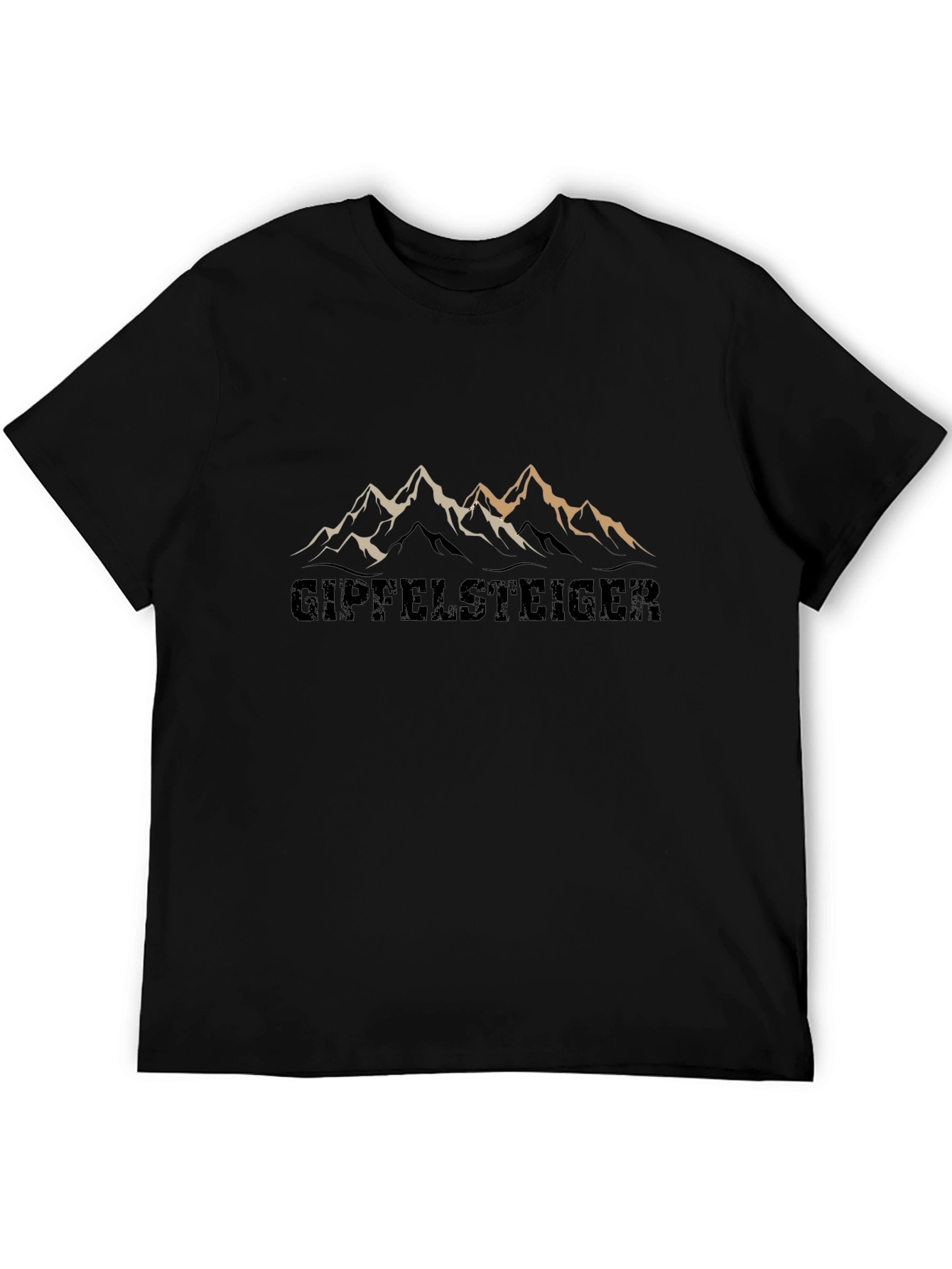 Gipfelsteiger Mountain Graphic Tee - Black