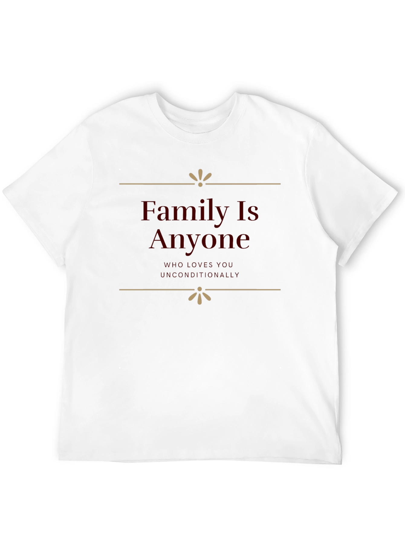 Family is Anyone T-Shirt - Black