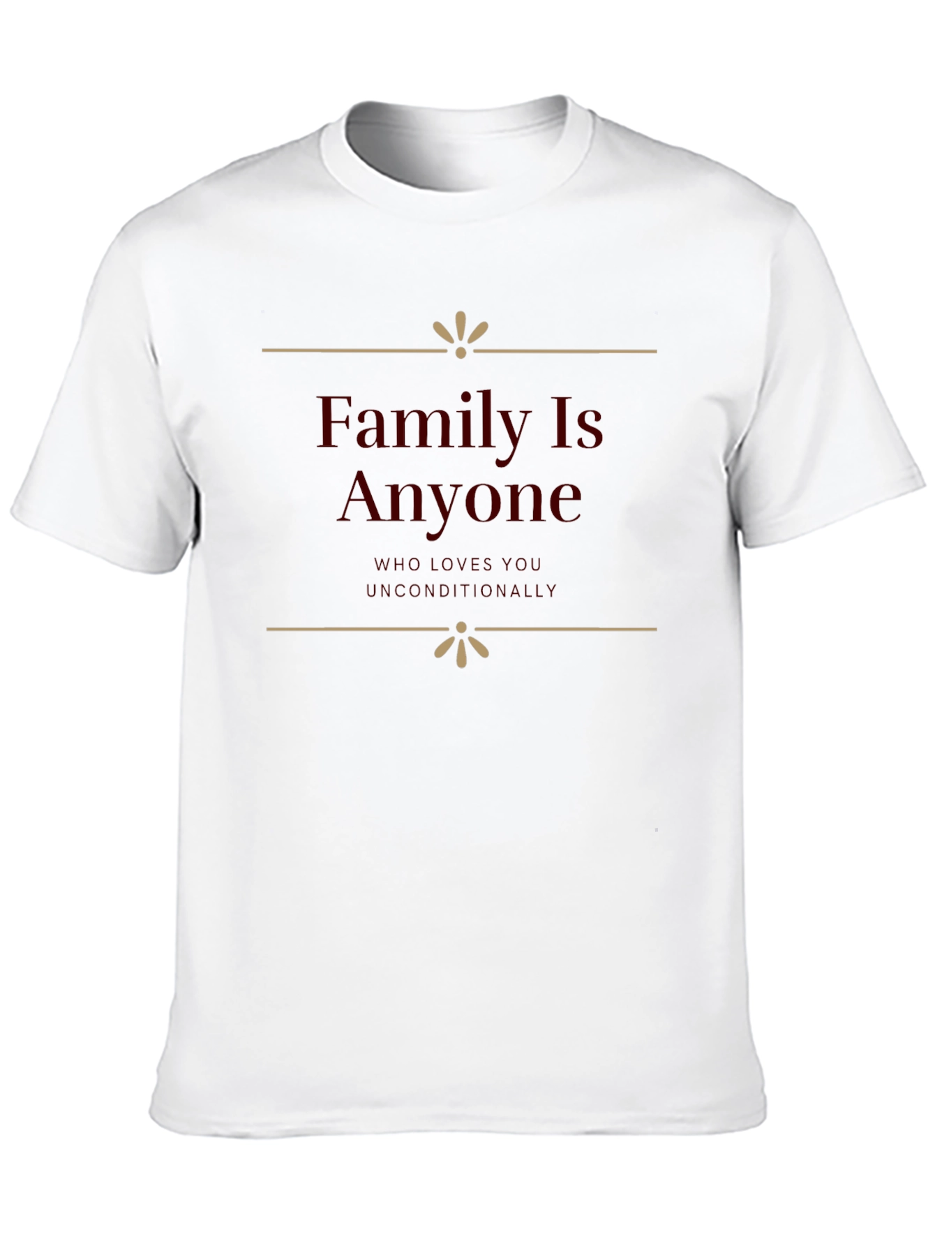 Family is Anyone T-Shirt - Black
