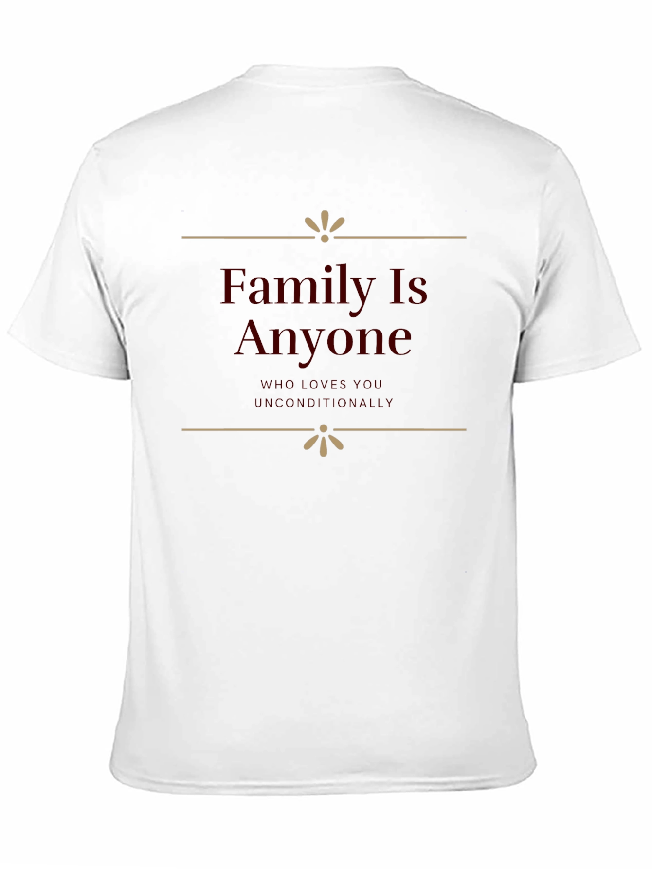 Family is Anyone T-Shirt - Black