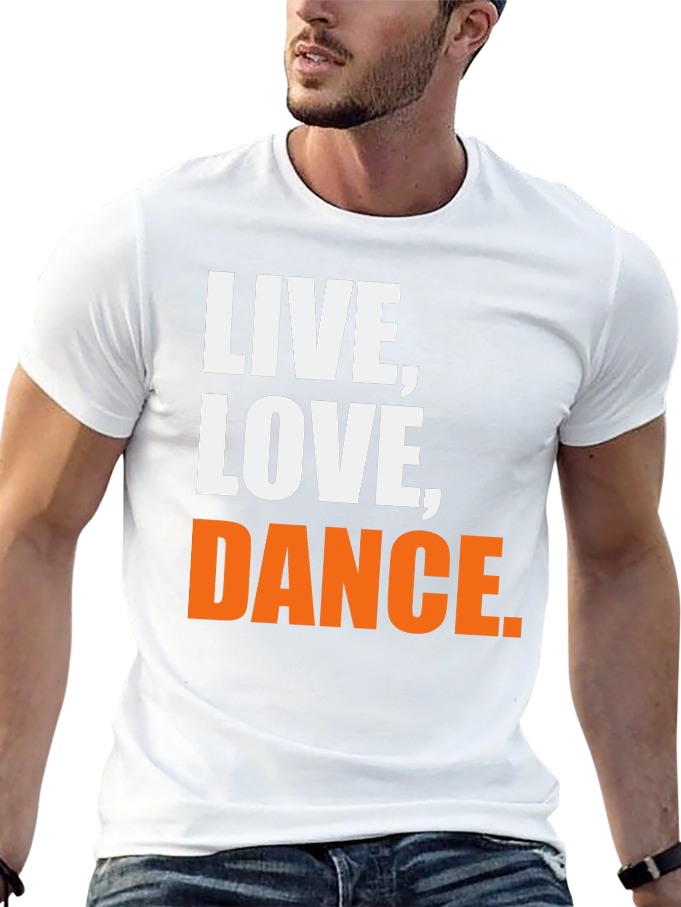 Live Love Dance Graphic Tee - Black