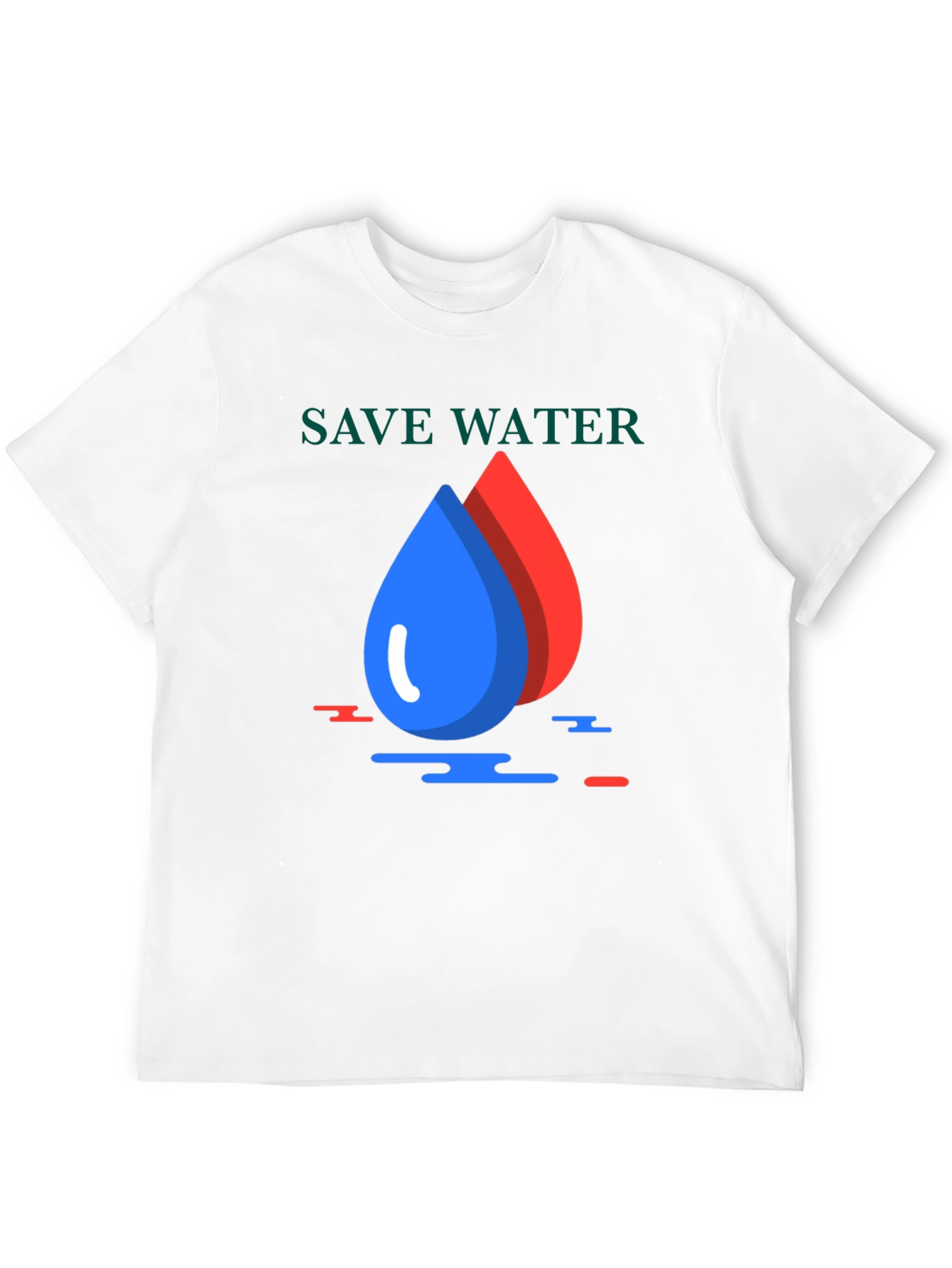 Save Water Graphic Tee - Eco-Friendly Statement Shirt