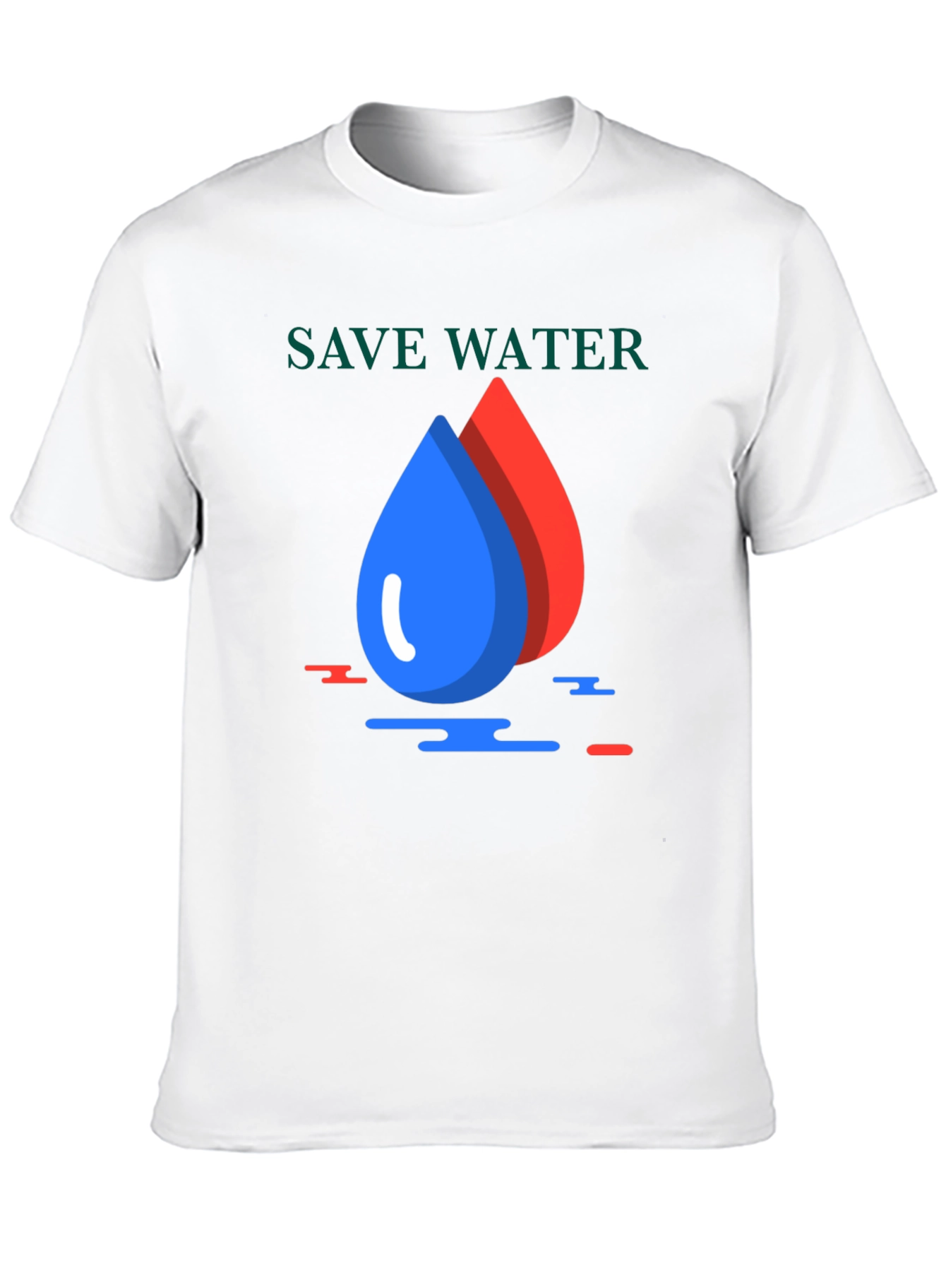 Save Water Graphic Tee - Eco-Friendly Statement Shirt