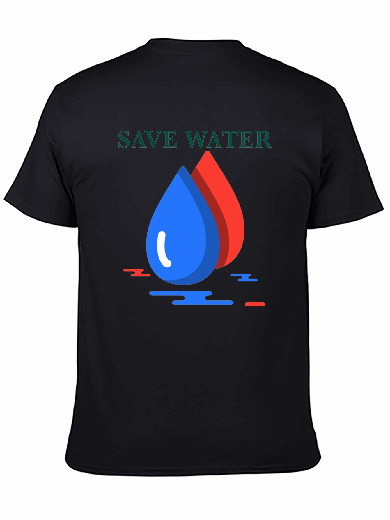 Save Water Graphic Tee - Eco-Friendly Statement Shirt