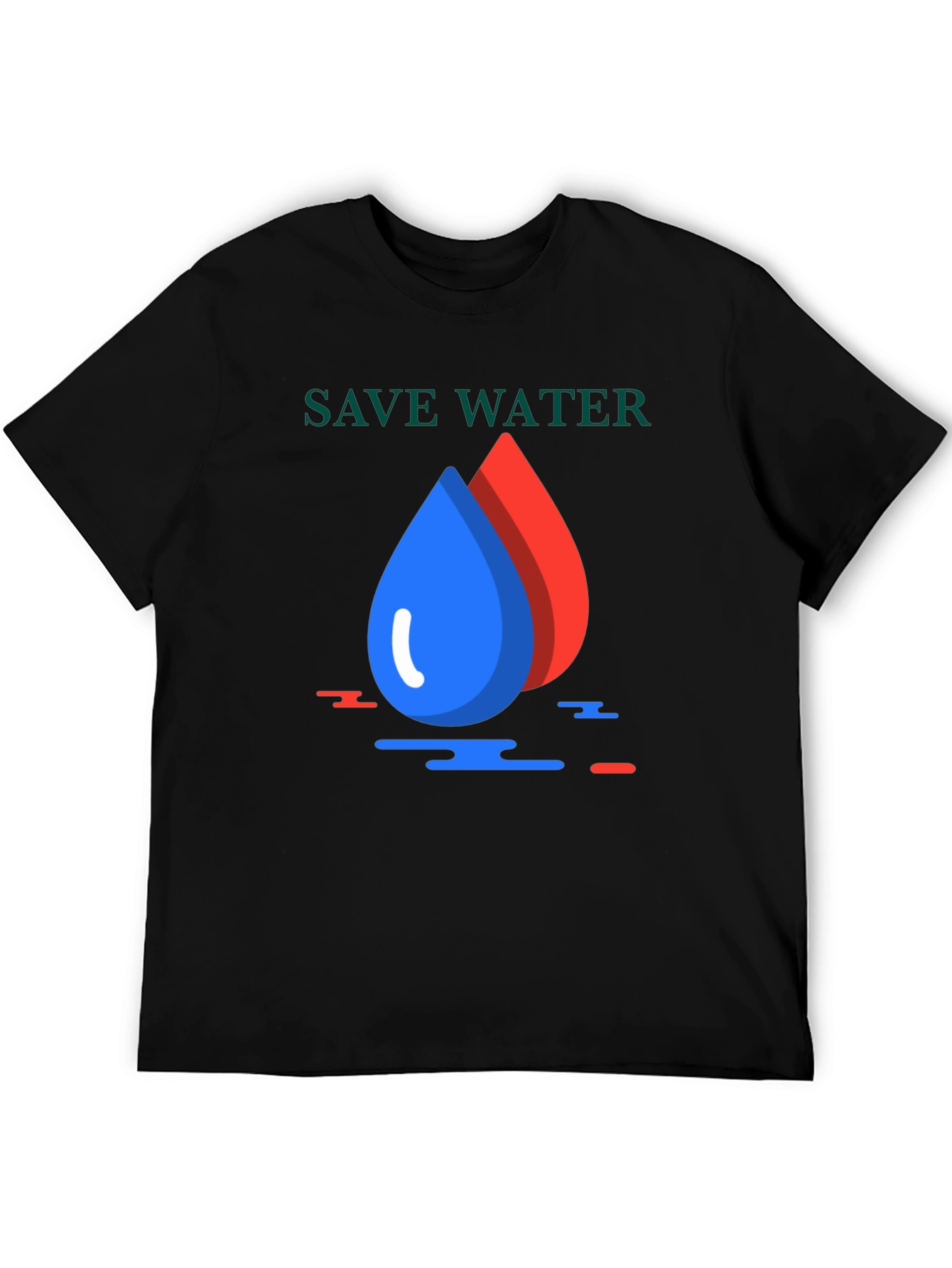 Save Water Graphic Tee - Eco-Friendly Statement Shirt