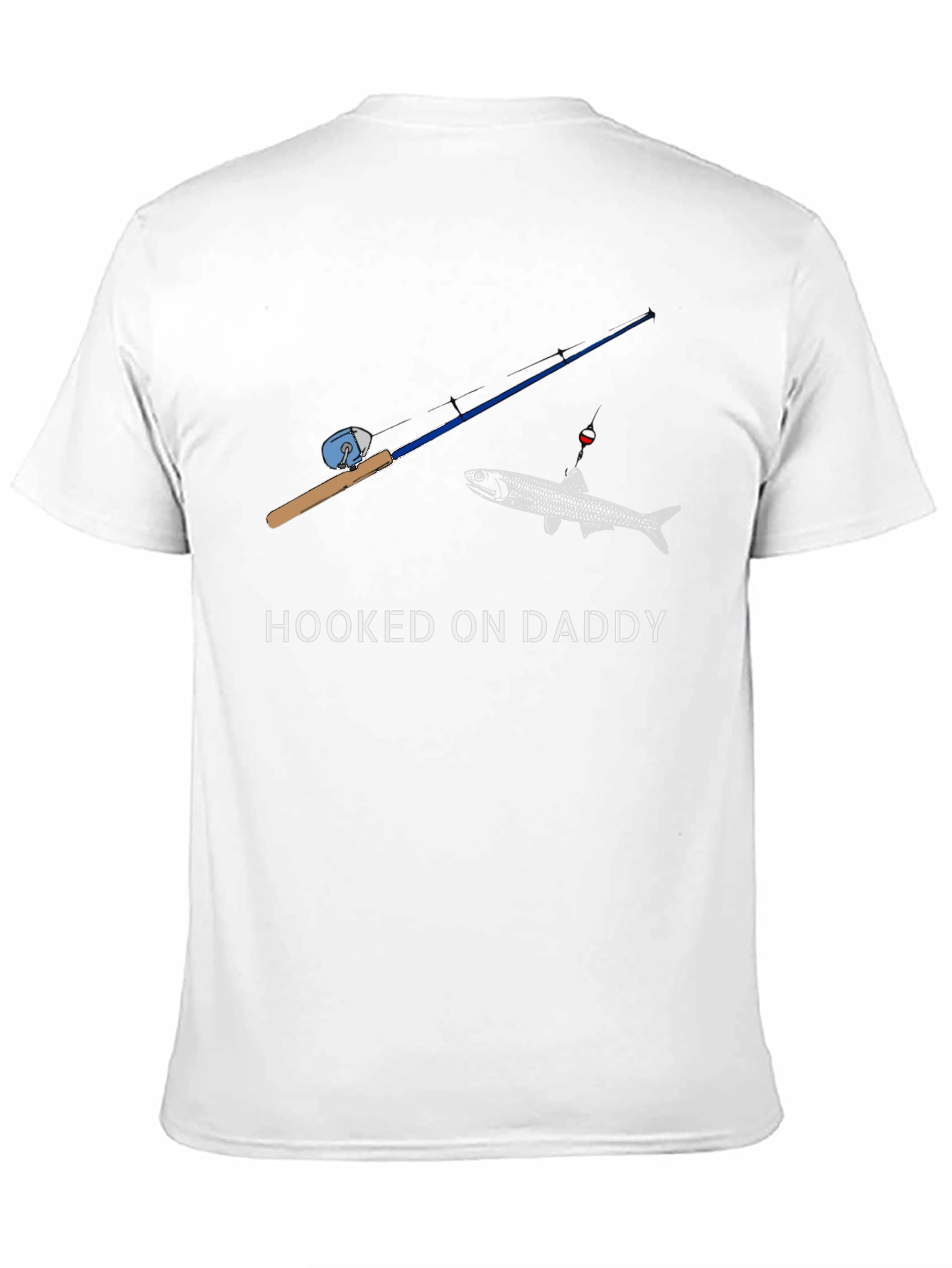 Hooked on Daddy Fishing T-Shirt