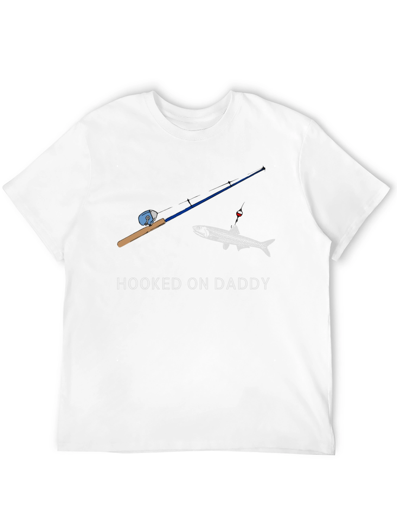 Hooked on Daddy Fishing T-Shirt