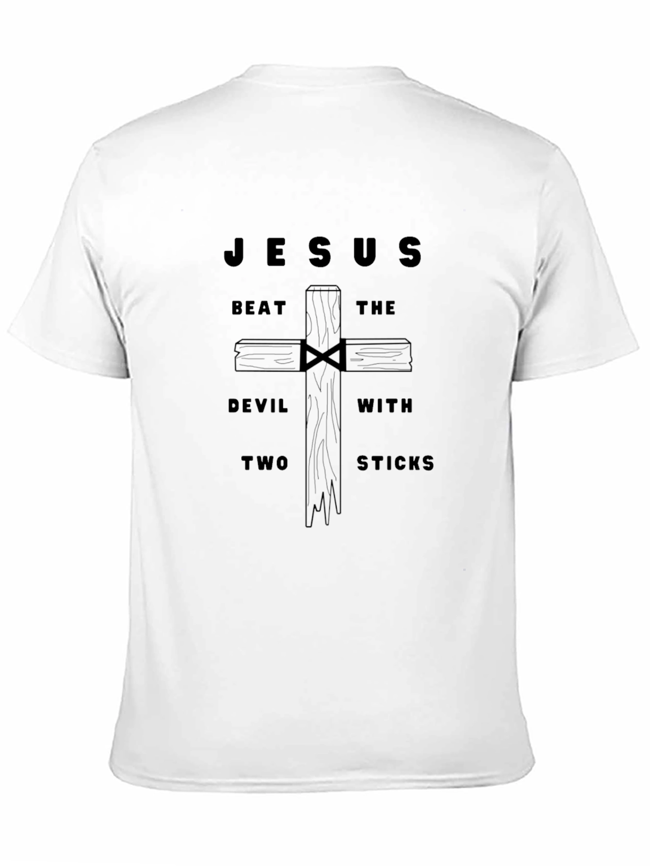 Jesus Beat the Devil Graphic T-Shirt