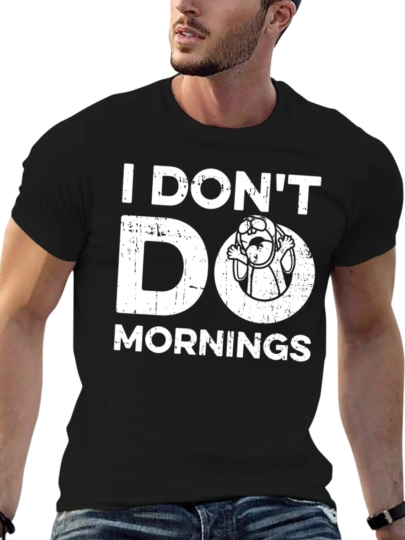 Funny I Dont Do Mornings Graphic Tee