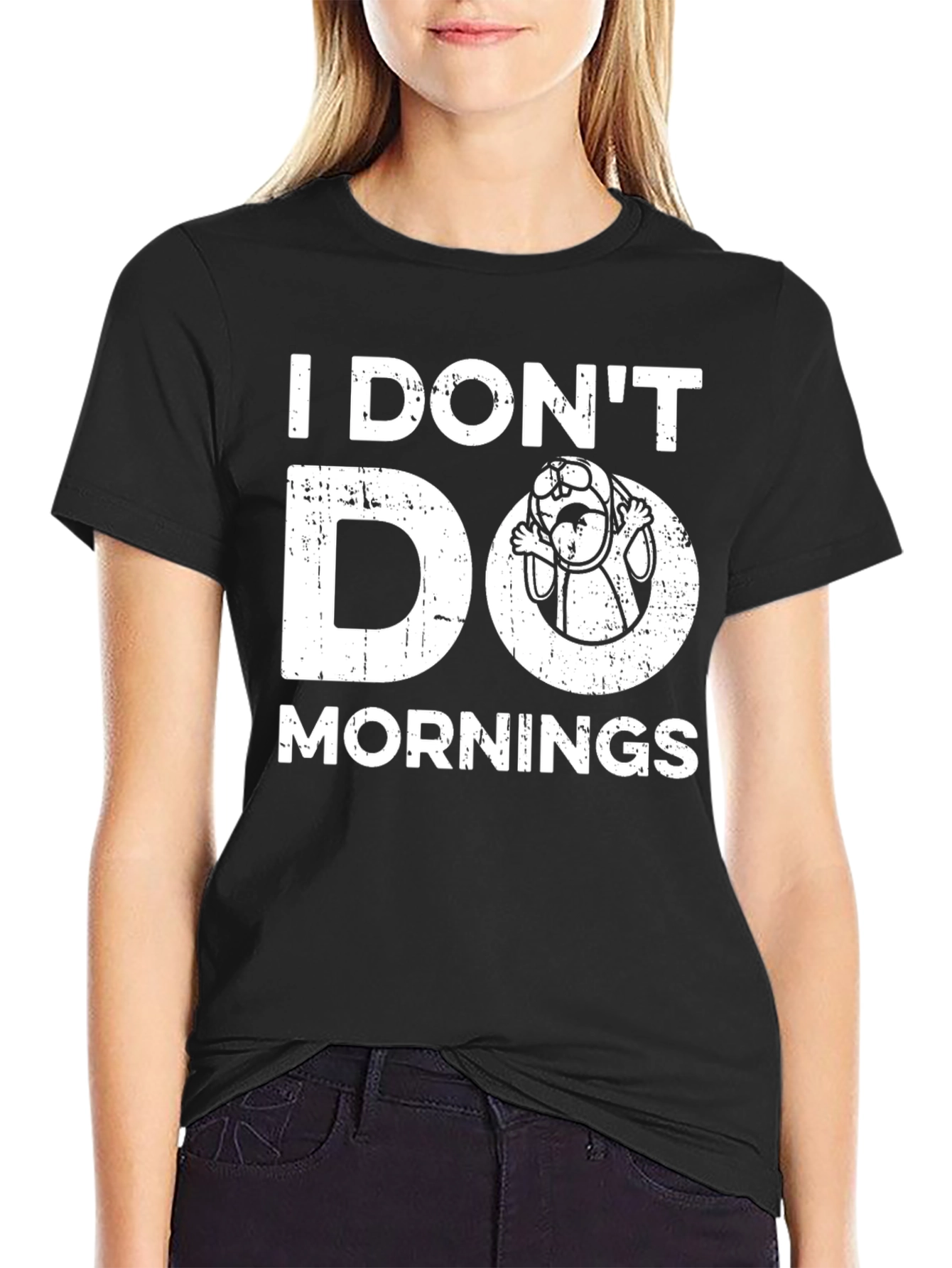 Funny I Dont Do Mornings Graphic Tee